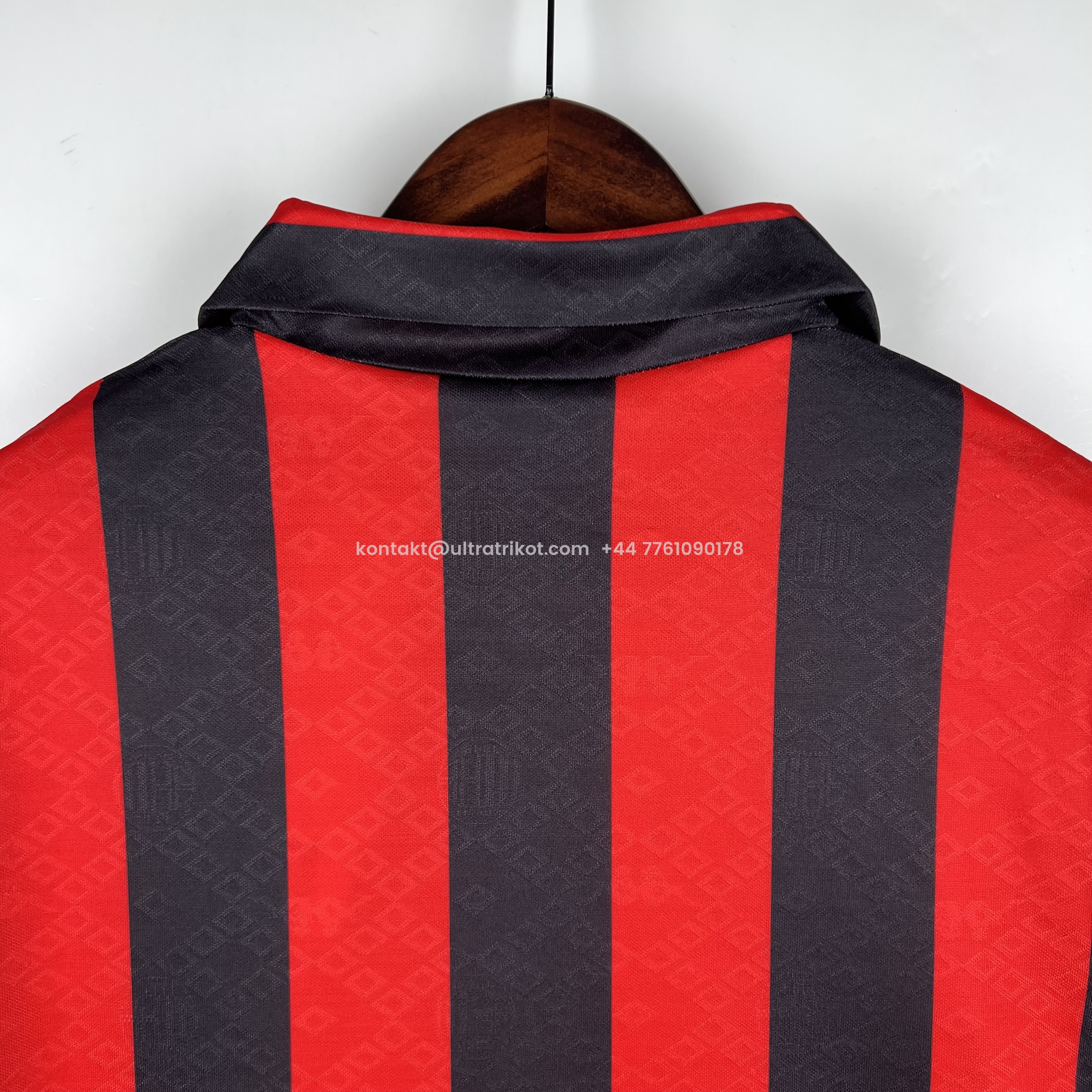 UltraTrikot-Retro AC Milan 1989-90 Home Stadium Jersey