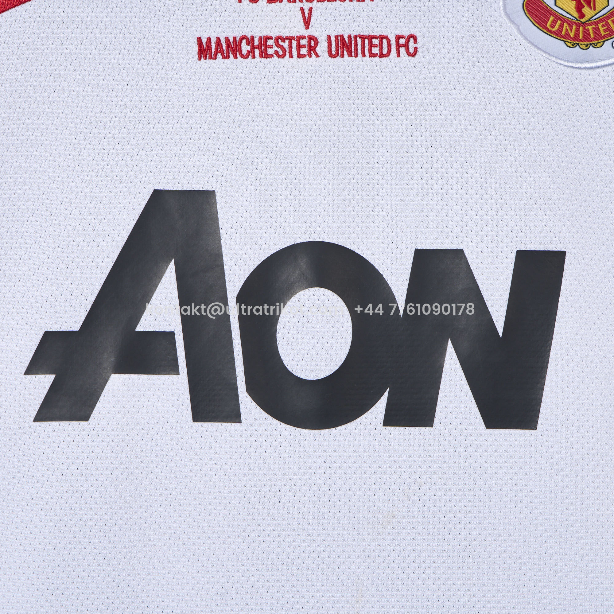 UltraTrikot-Retro Manchester United 10-11 Away Jersey - Champions League Final Version
