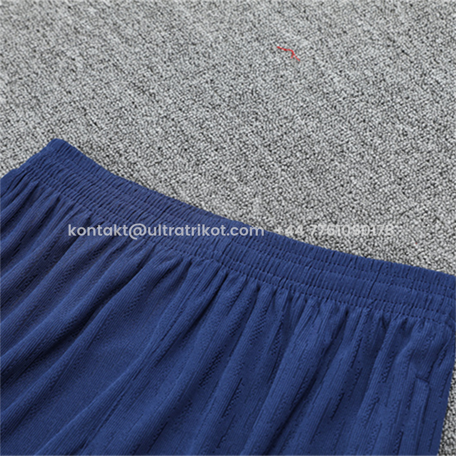 UltraTrikot-Barcelona 25-26 Long Sleeve Training Set - Player Version - Light Yellow Top and Blue Pants