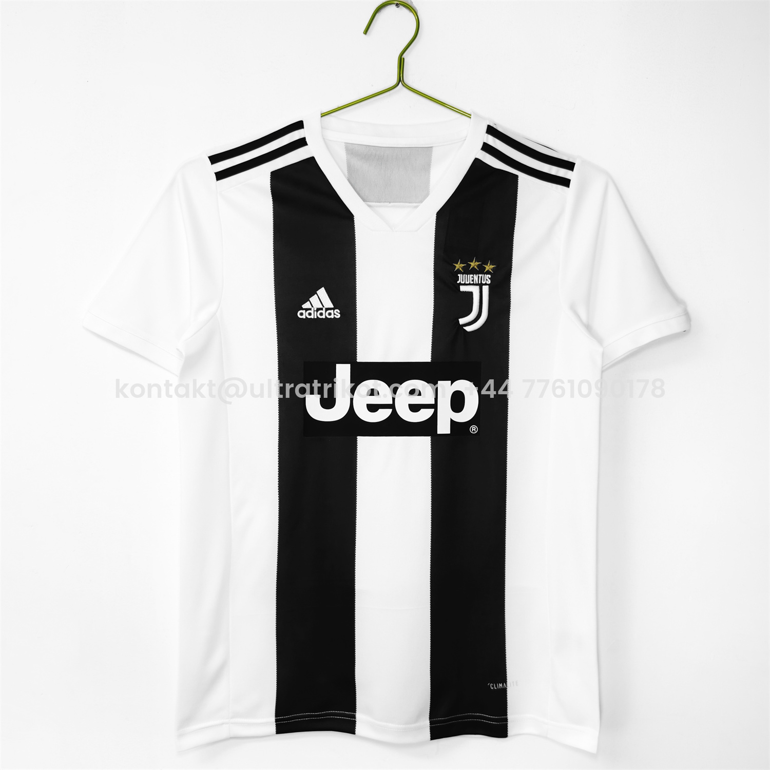 UltraTrikot-Retro Juventus 2018-19 Home Jersey - Fans Version