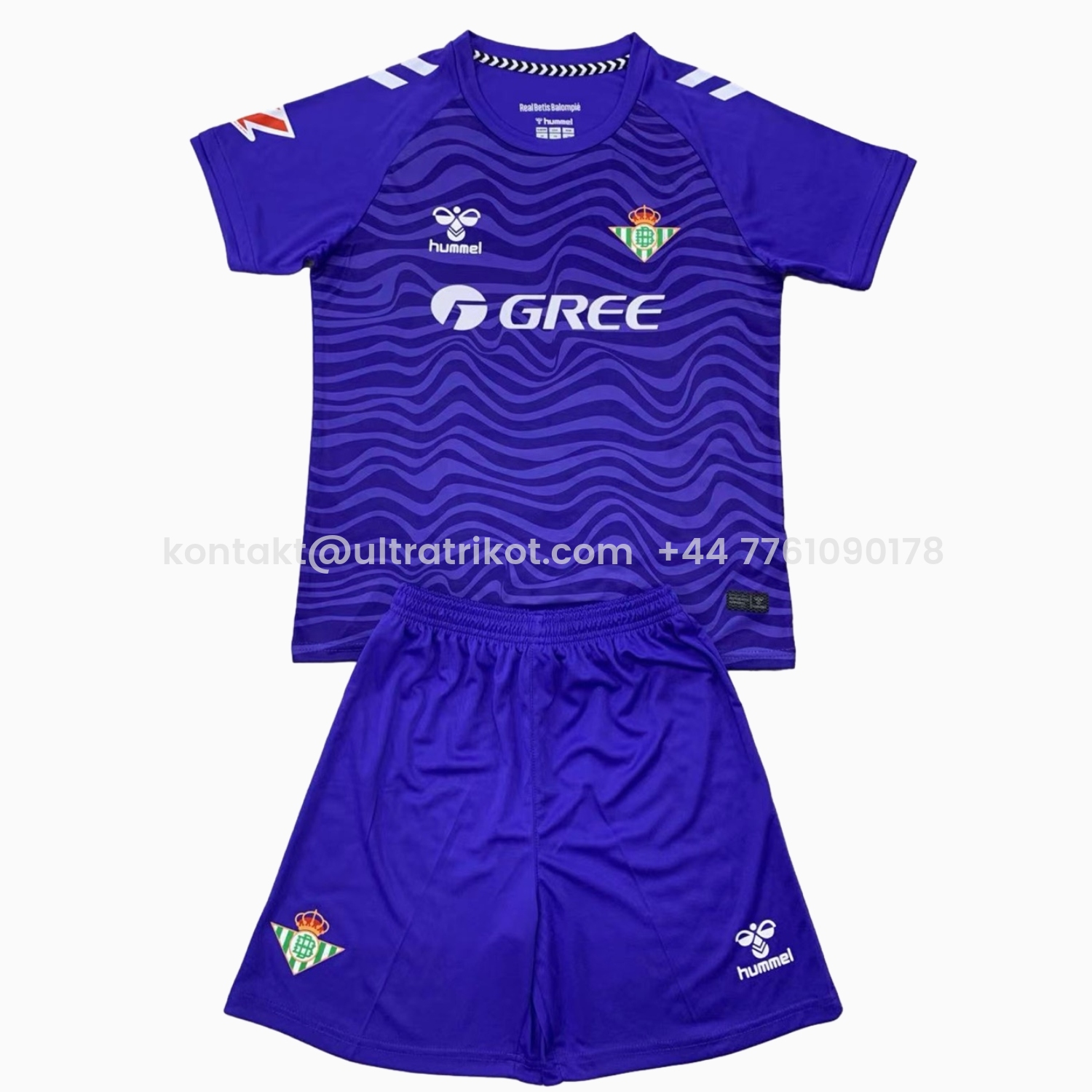 UltraTrikot-Real Betis 24-25 Purple Goalkeeper Men's Adult Jersey Set - Fans Version