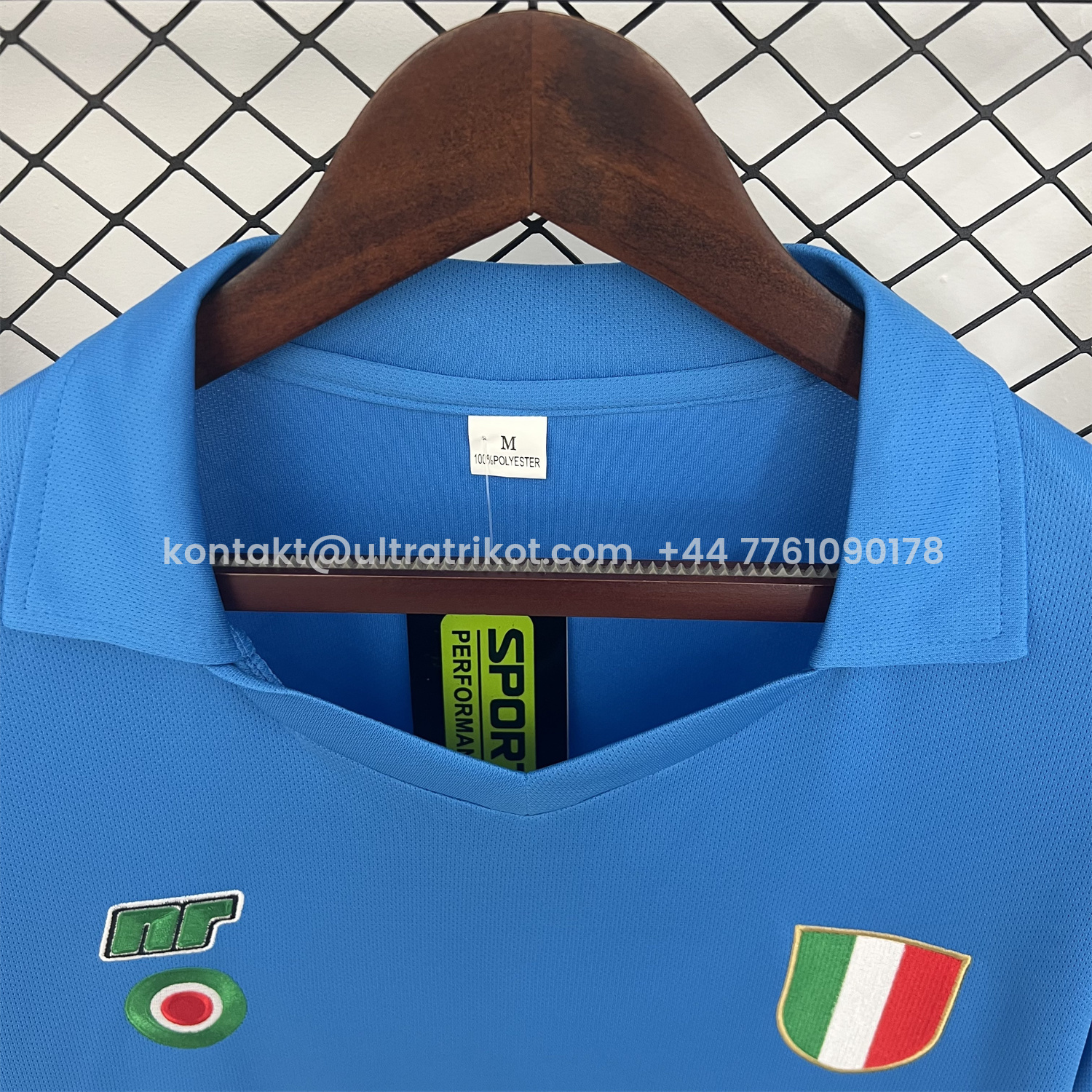 UltraTrikot-Retro Napoli 1987-88 Home Long Sleeves Jersey