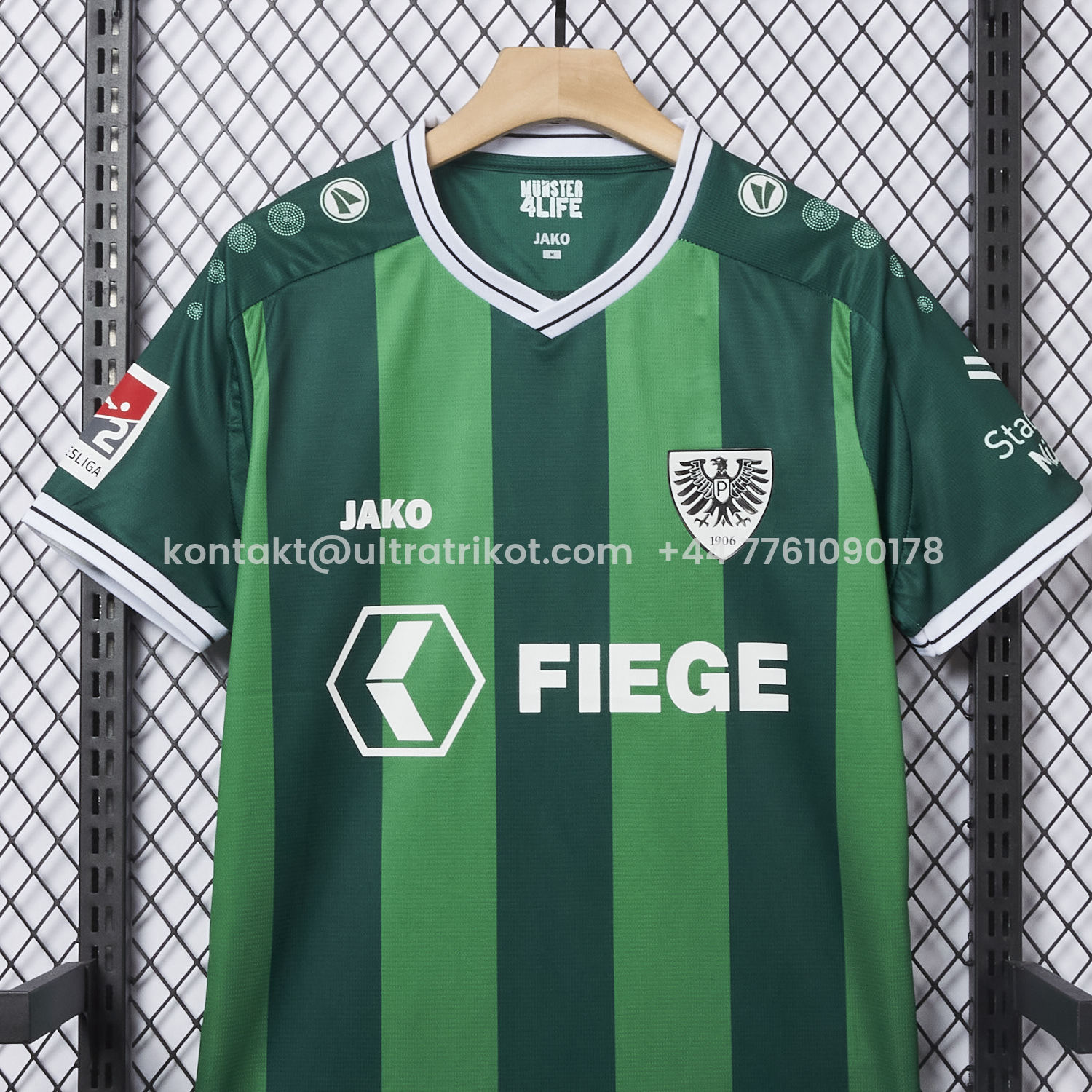 UltraTrikot-Preussen Munster 25-26 Home Jersey - Fans Version