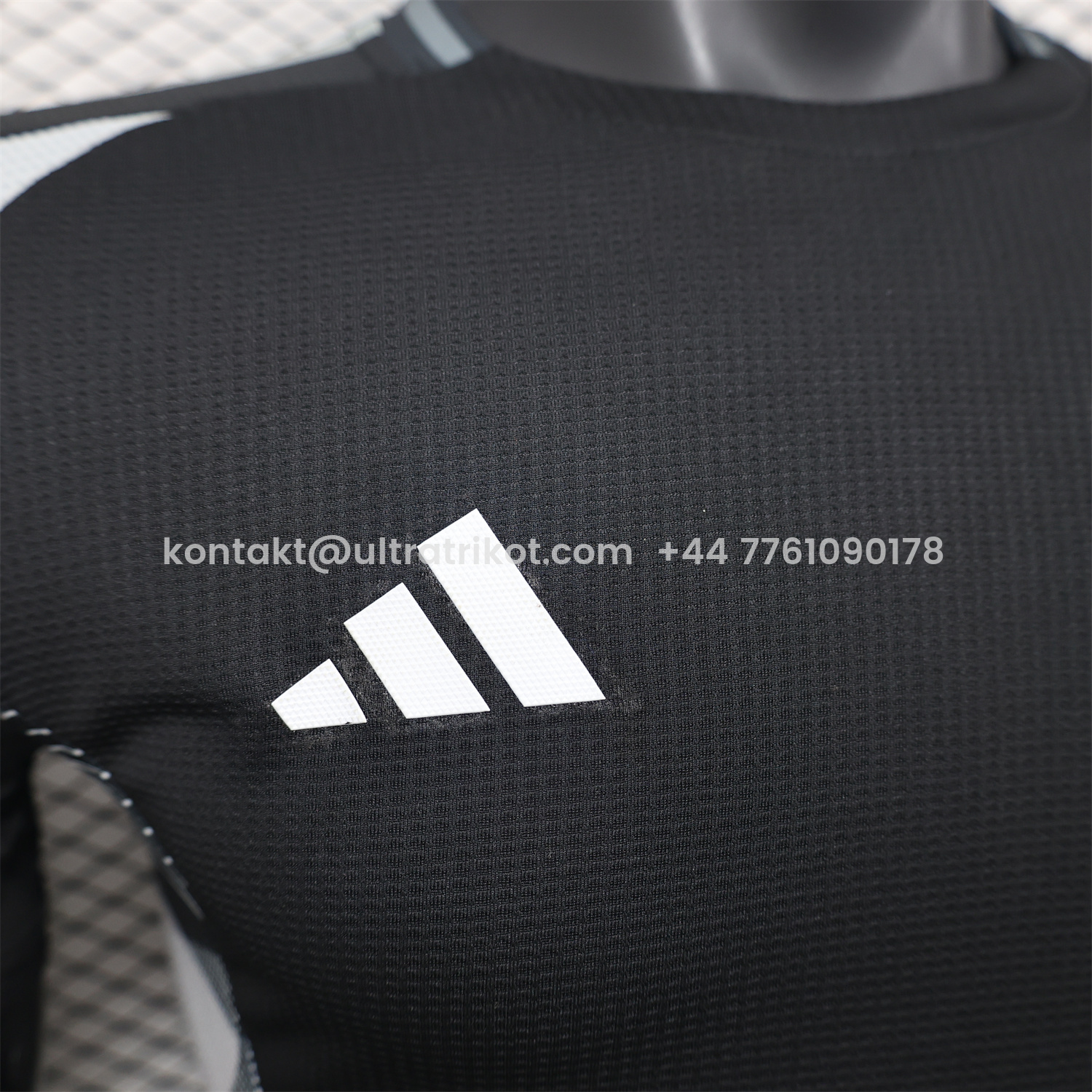 UltraTrikot-Algeria 25-26 Pure Black Jersey with Grey Block - Player Version