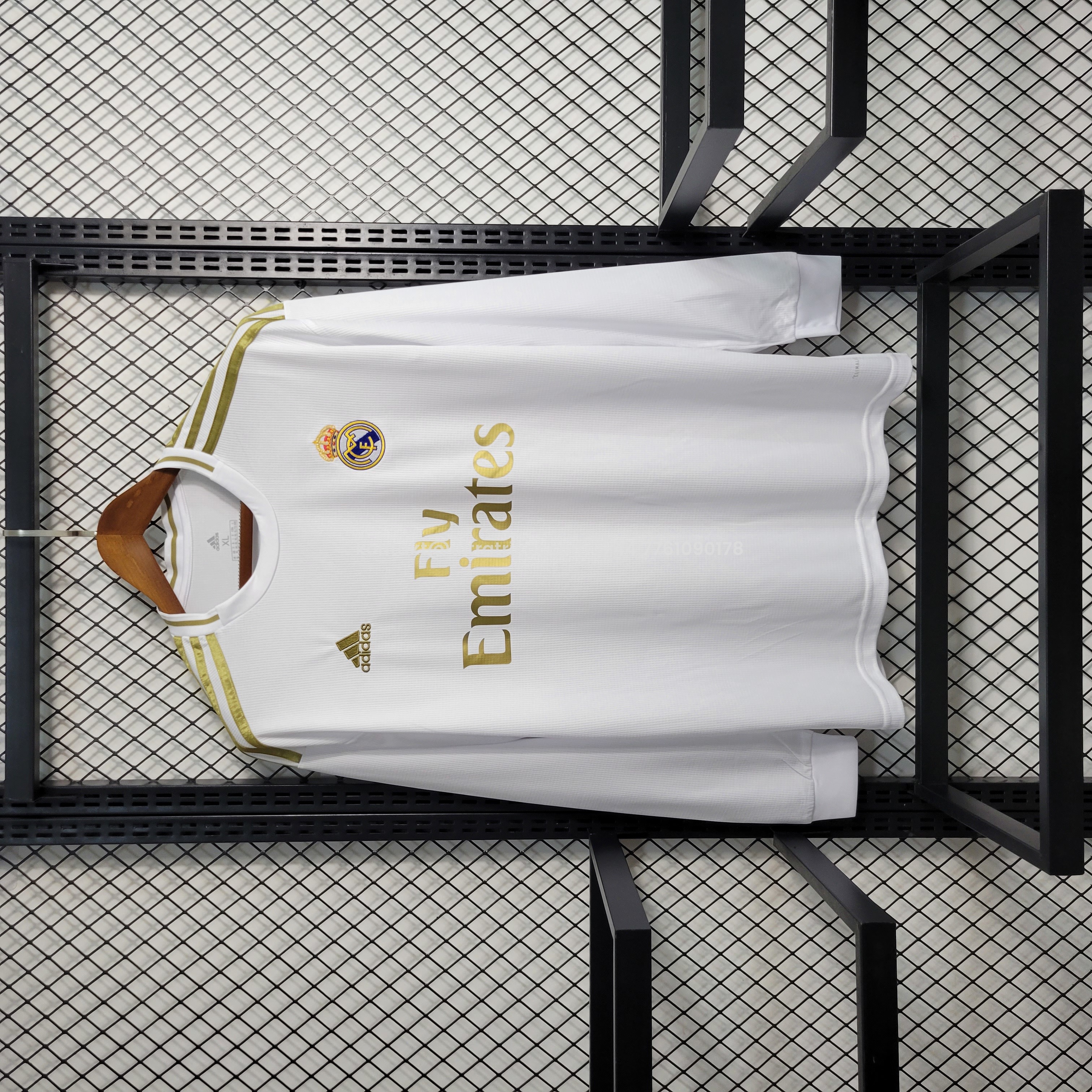 UltraTrikot-Retro Real Madrid 19-20 Home Stadium Long Sleeve Jersey