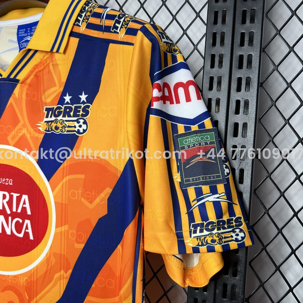 UltraTrikot-Retro Tigers UANL 1997-98 Home Stadium Jersey