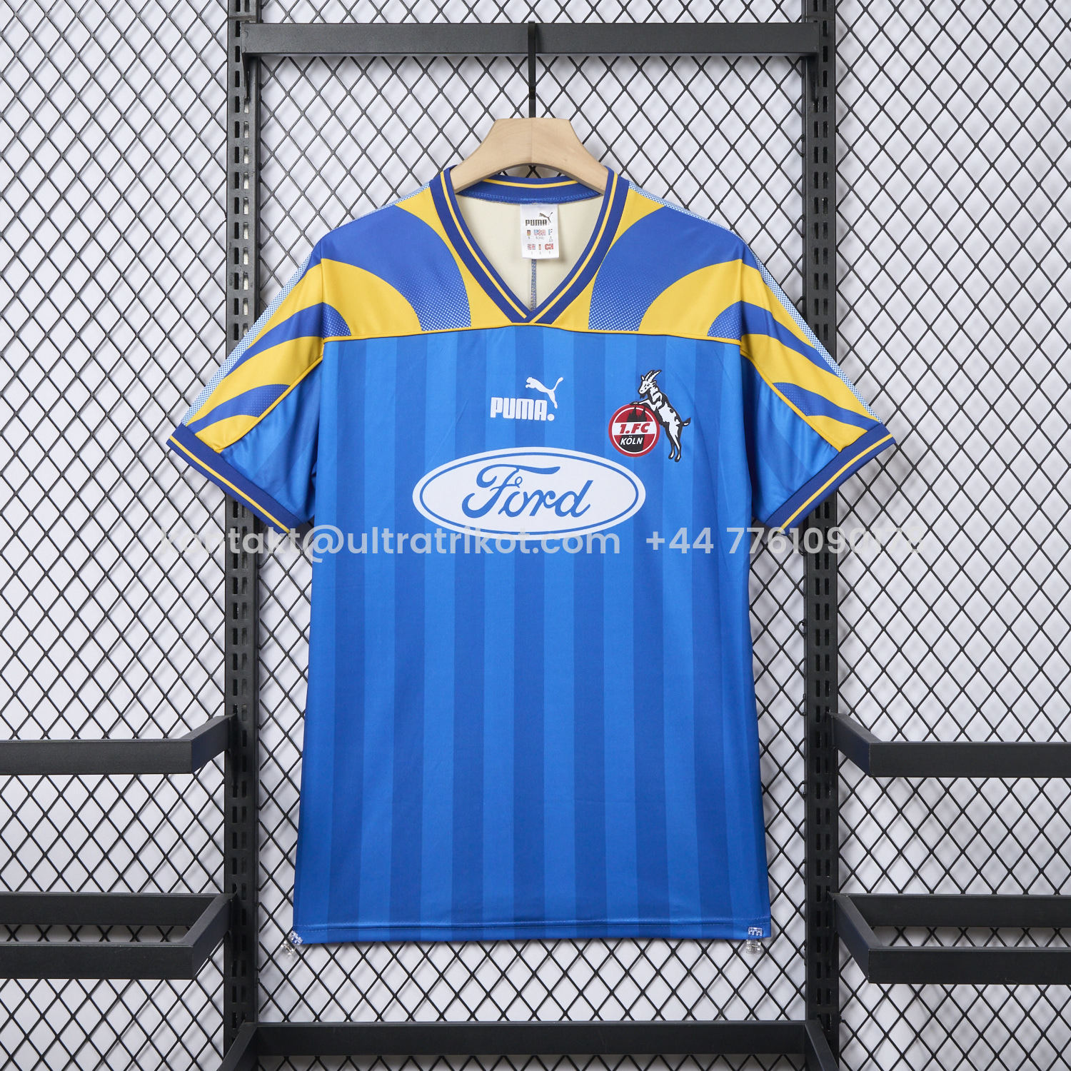 UltraTrikot-Retro 1. FC Köln 1995-96 Away Blue Jersey