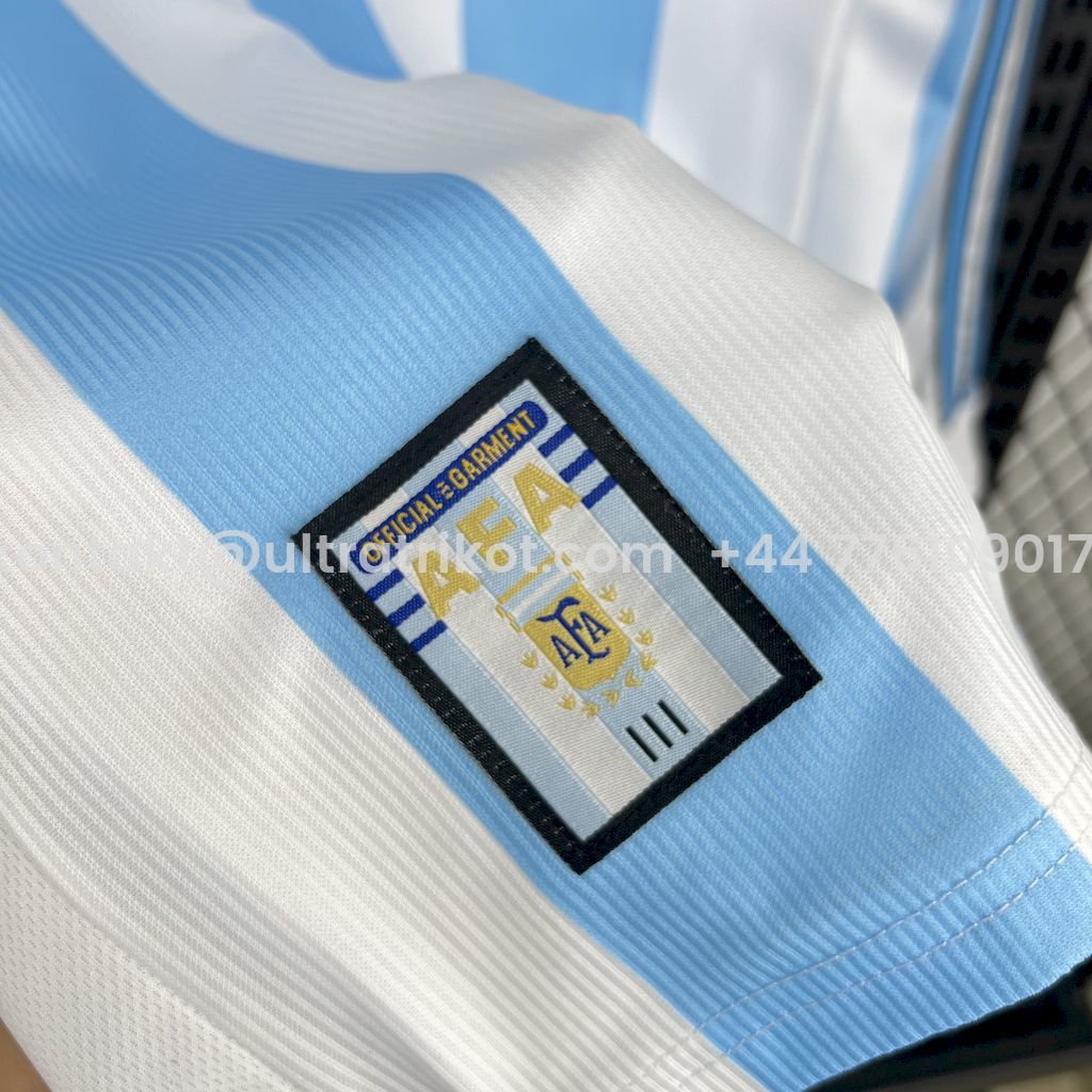 UltraTrikot-Retro Argentina 1998 Home Long Sleeves Jersey
