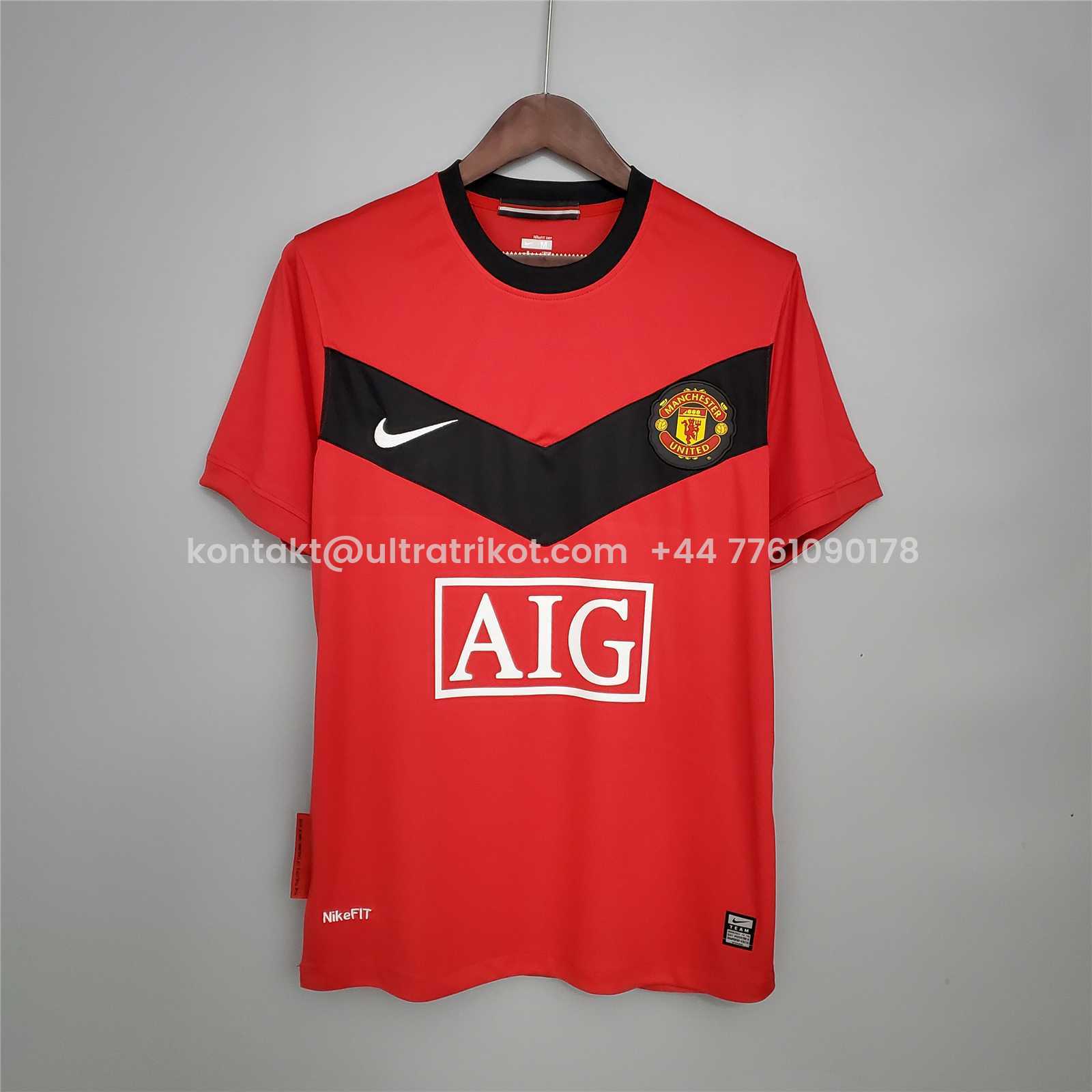 UltraTrikot-Retro Manchester United 09-10 Home Stadium Jersey