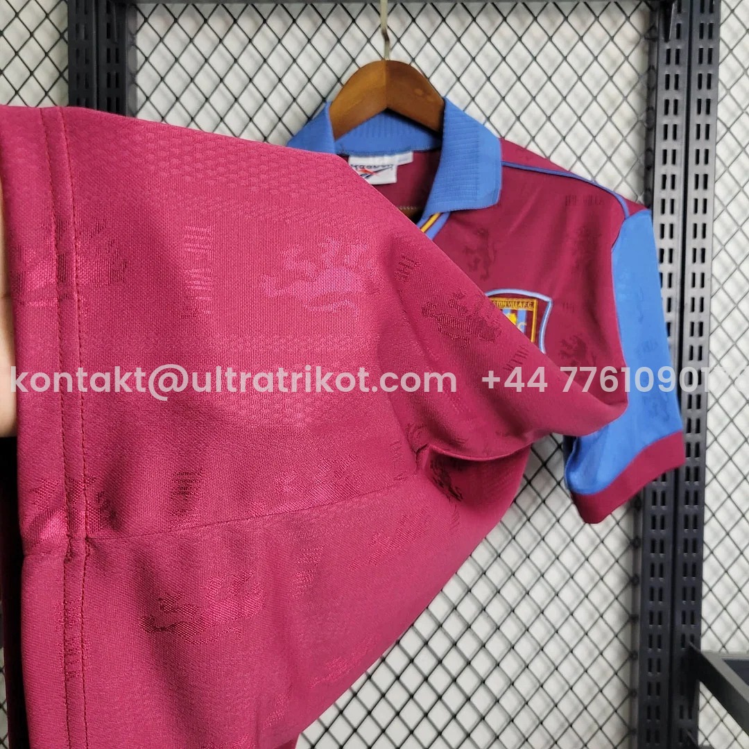 UltraTrikot-Retro Aston Villa 1995-97 Home Stadium Jersey