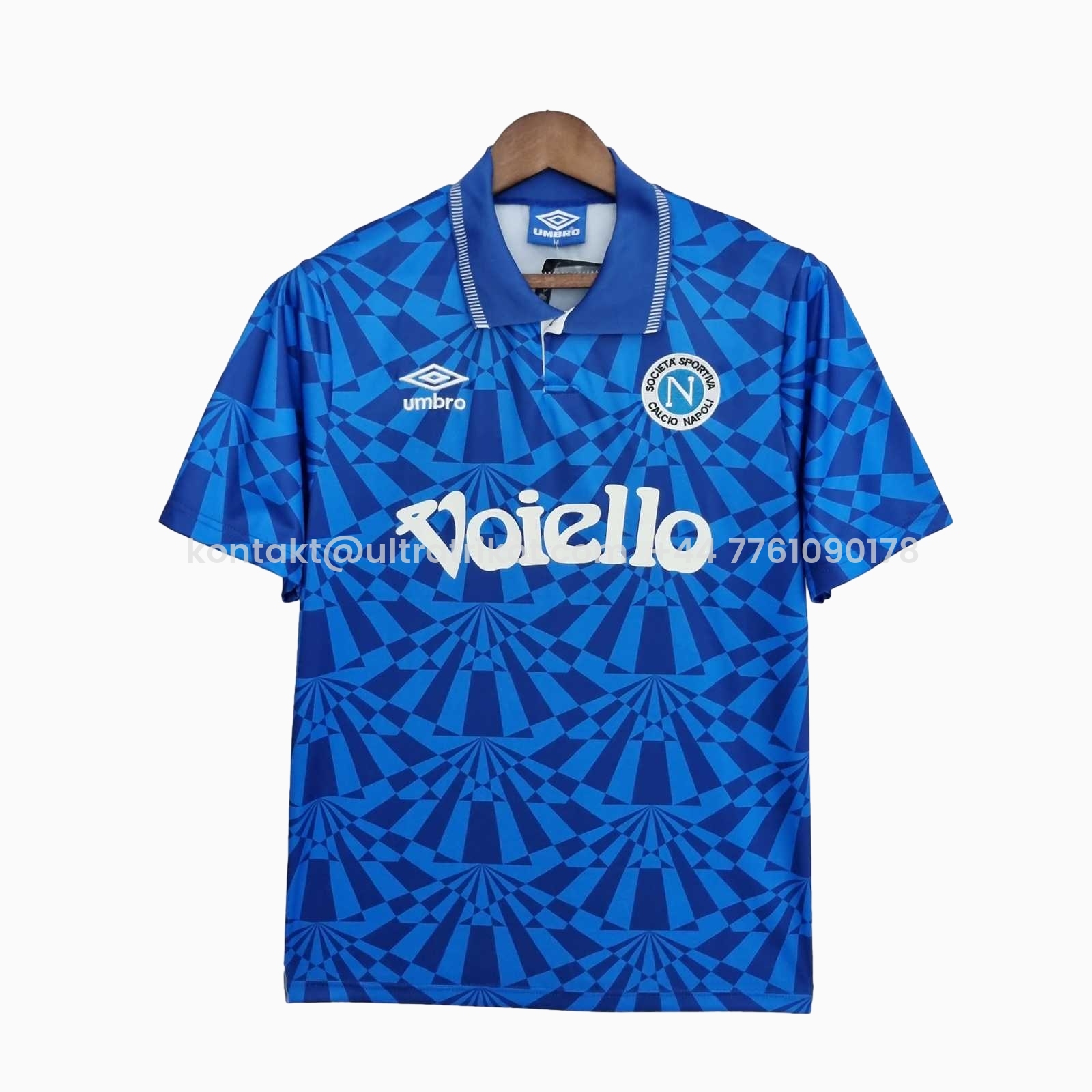 UltraTrikot-Retro Napoli 1991-93 Home Stadium Jersey