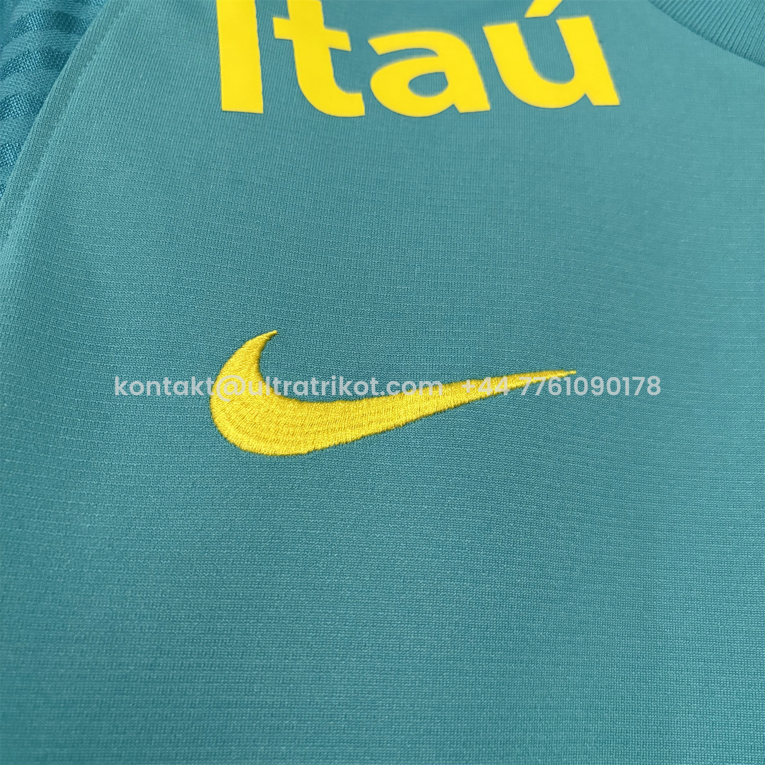 UltraTrikot-Retro Brazil 2022 Pre-Match Cyan Special Jersey