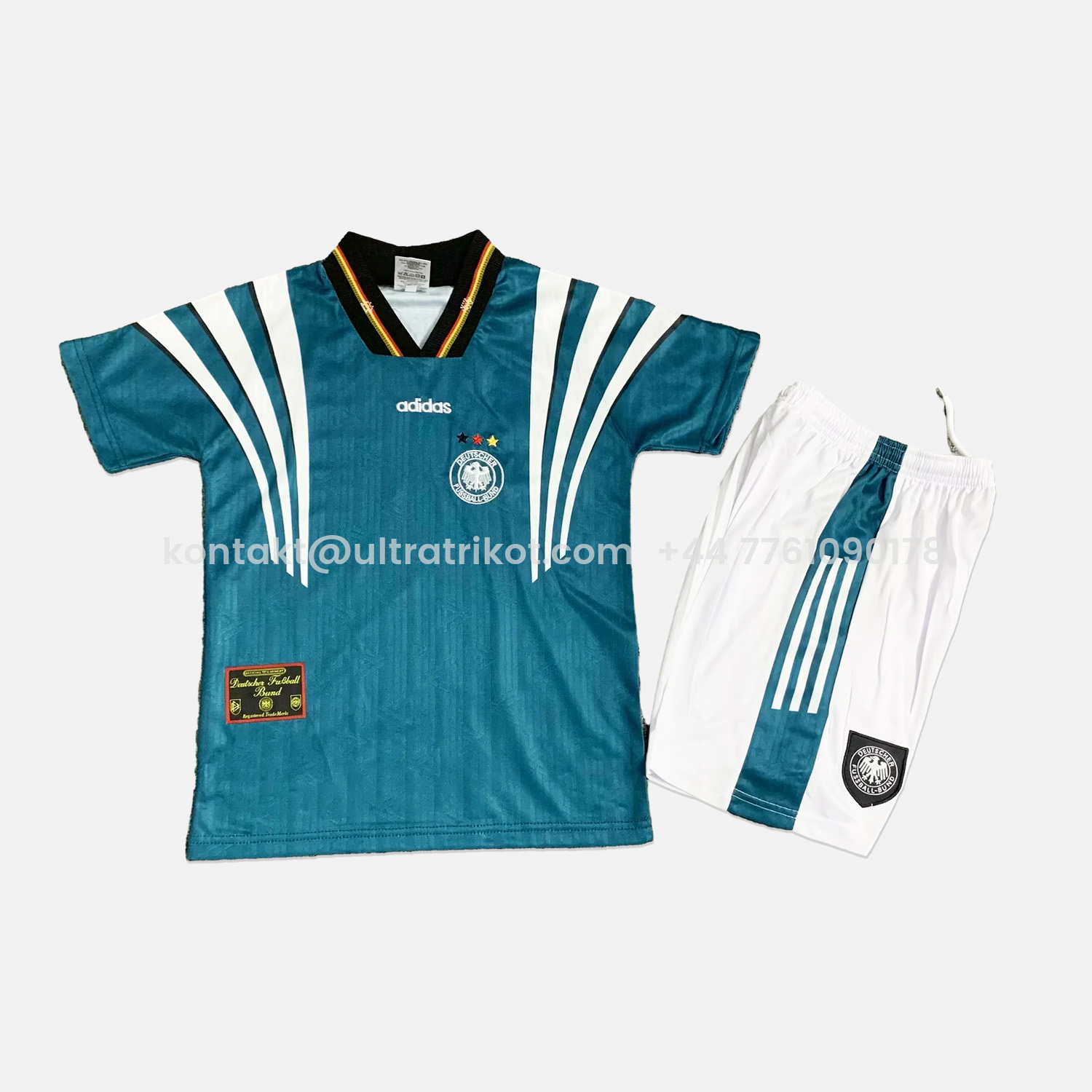 UltraTrikot-Retro Germany 1996 Away Stadium Kids Kit