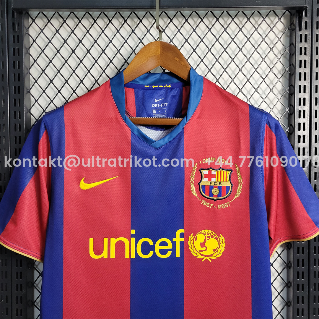 UltraTrikot-Retro Barcelona 07-08 Home Stadium Jersey