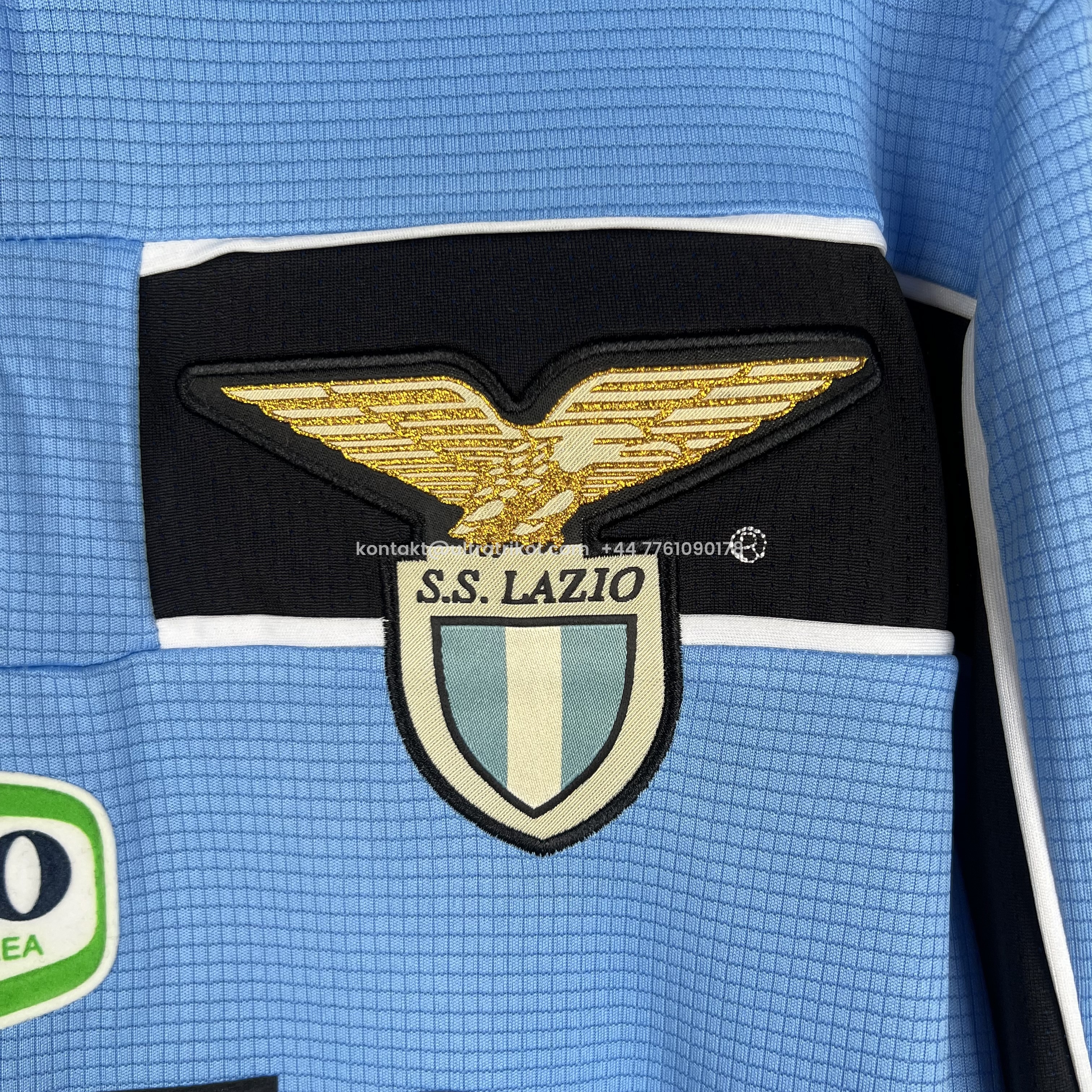 UltraTrikot-Retro Lazio 1998-00 Home Stadium Long Sleeve Jersey