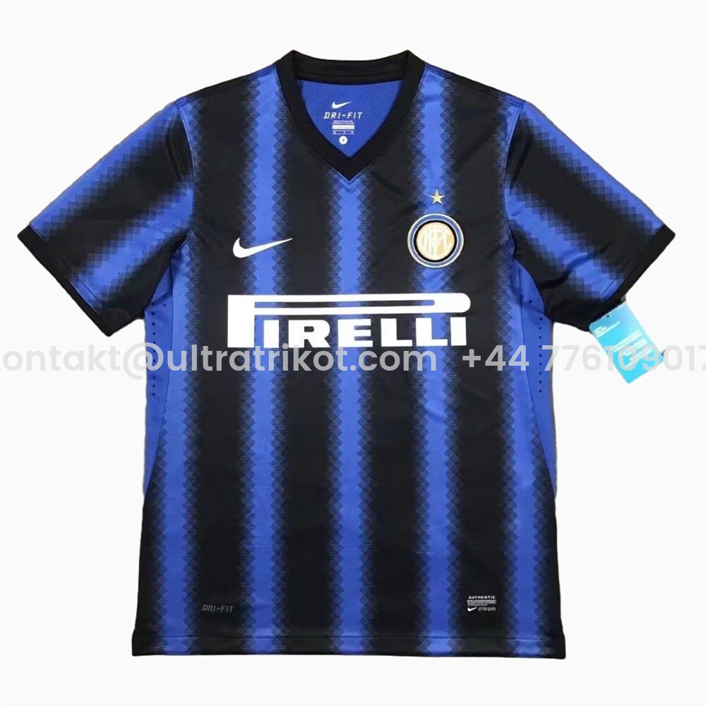 UltraTrikot-Retro Inter Milan 2010-11 Home Stadium Jersey