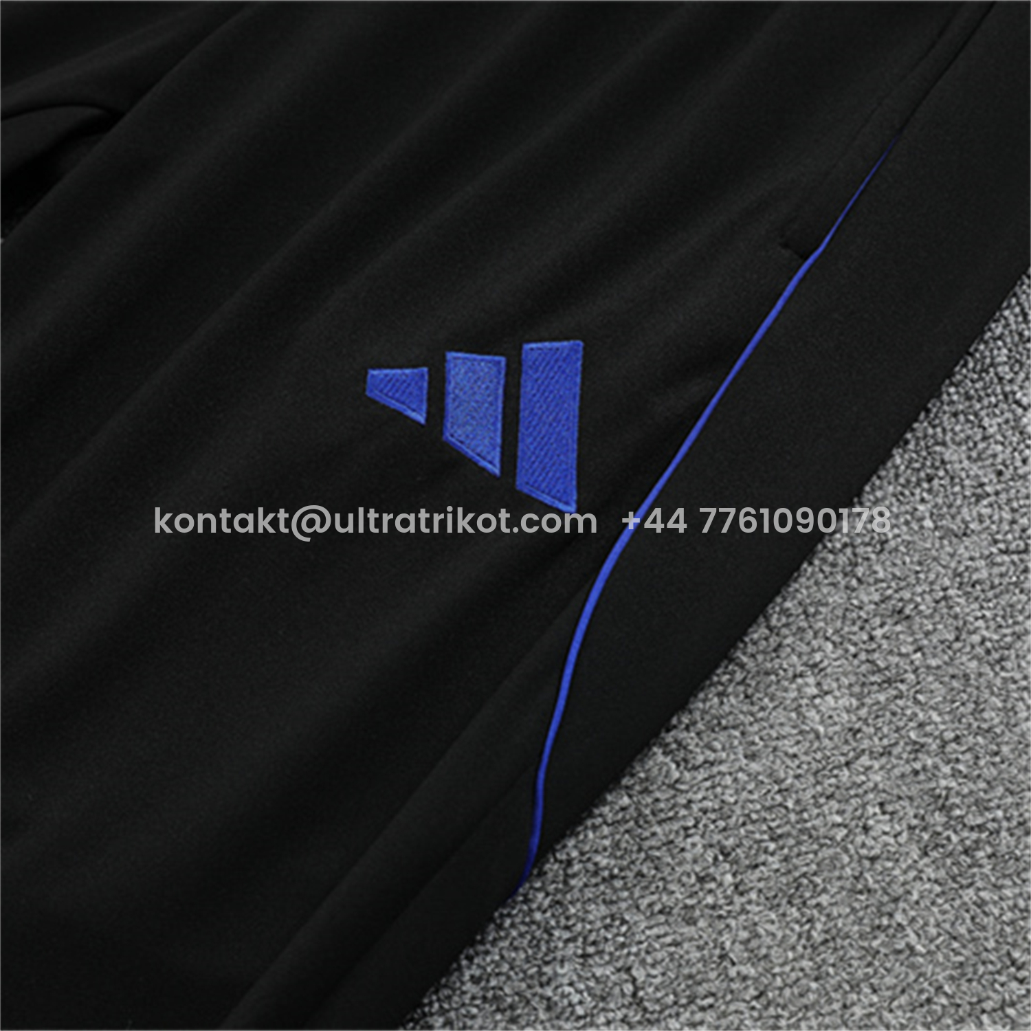 UltraTrikot-Real Madrid 25-26 Long Sleeve Training Set - Yellow, White and Blue Camouflage Top and Black Pants