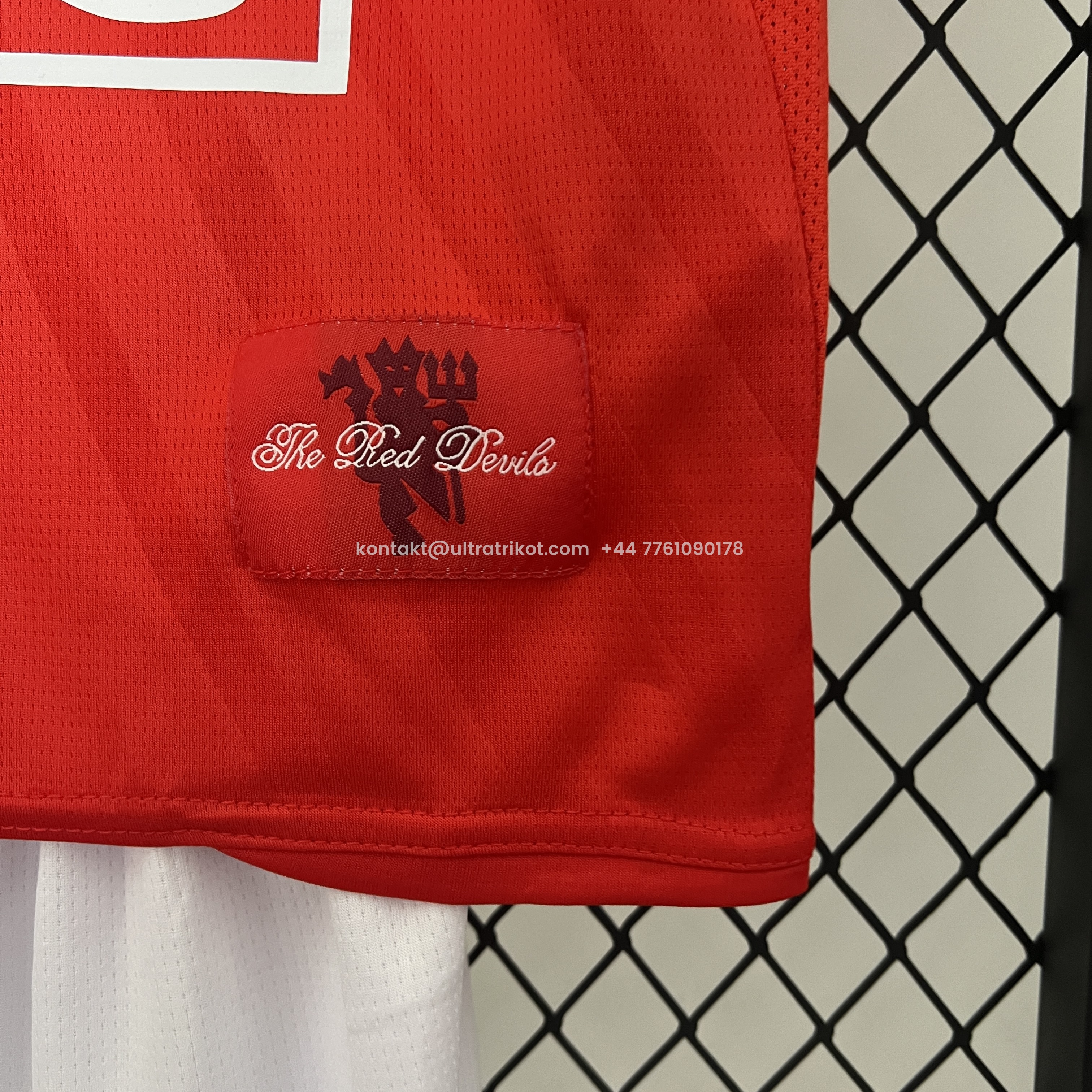 UltraTrikot-Retro Manchester United 2007-08 Home Stadium Kids Kit