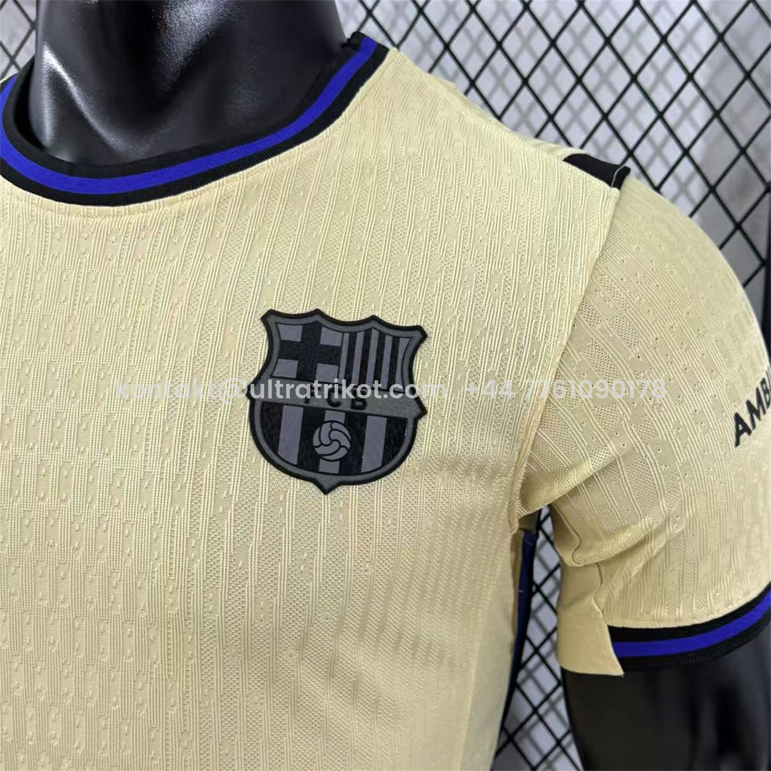 UltraTrikot-Barcelona 25-26 Away Unsponsored Jersey - Player Version