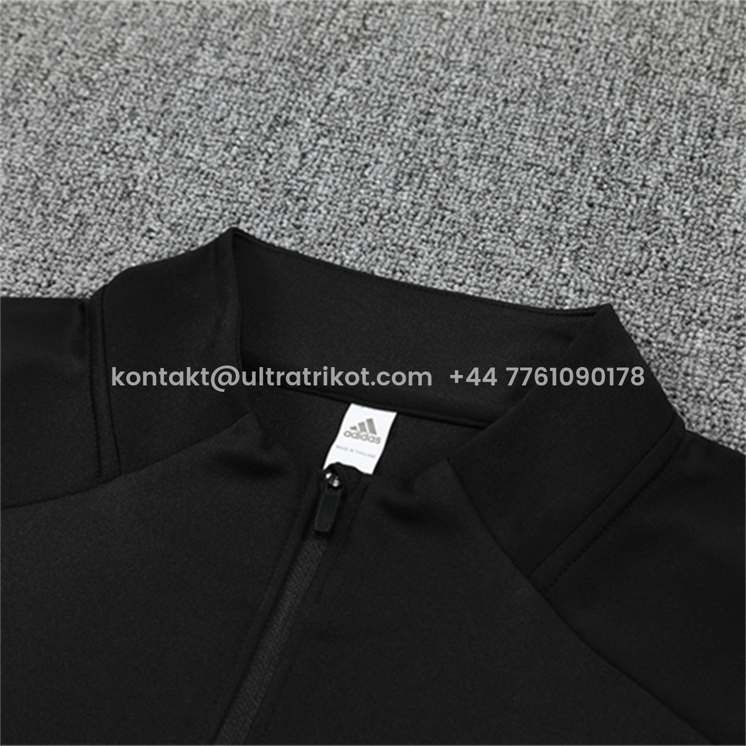 UltraTrikot-Germany 25-26 Kids Long Sleeve Training Set - Black Top and Black Pants