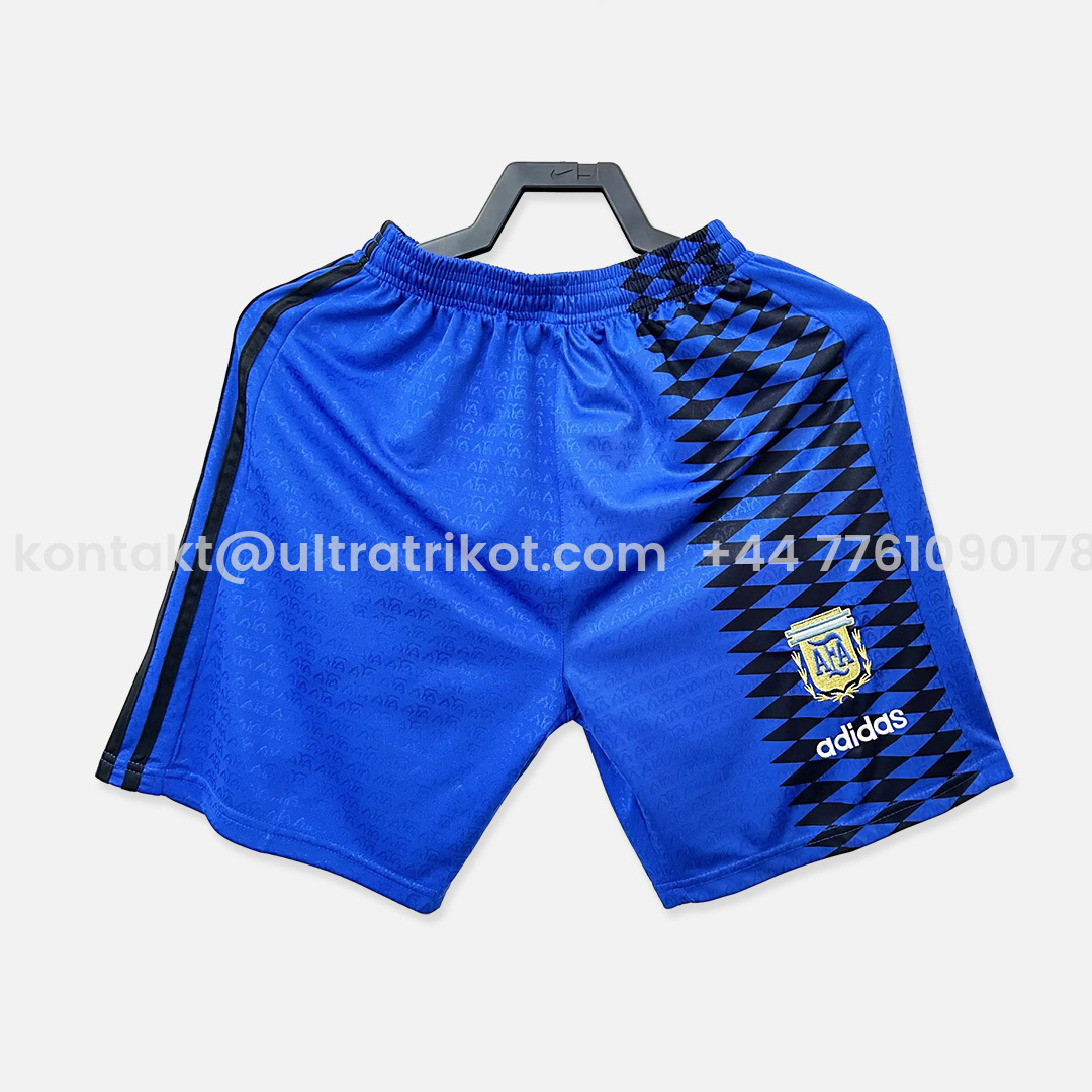 UltraTrikot-Retro Argentina 1994 Away Stadium Shorts
