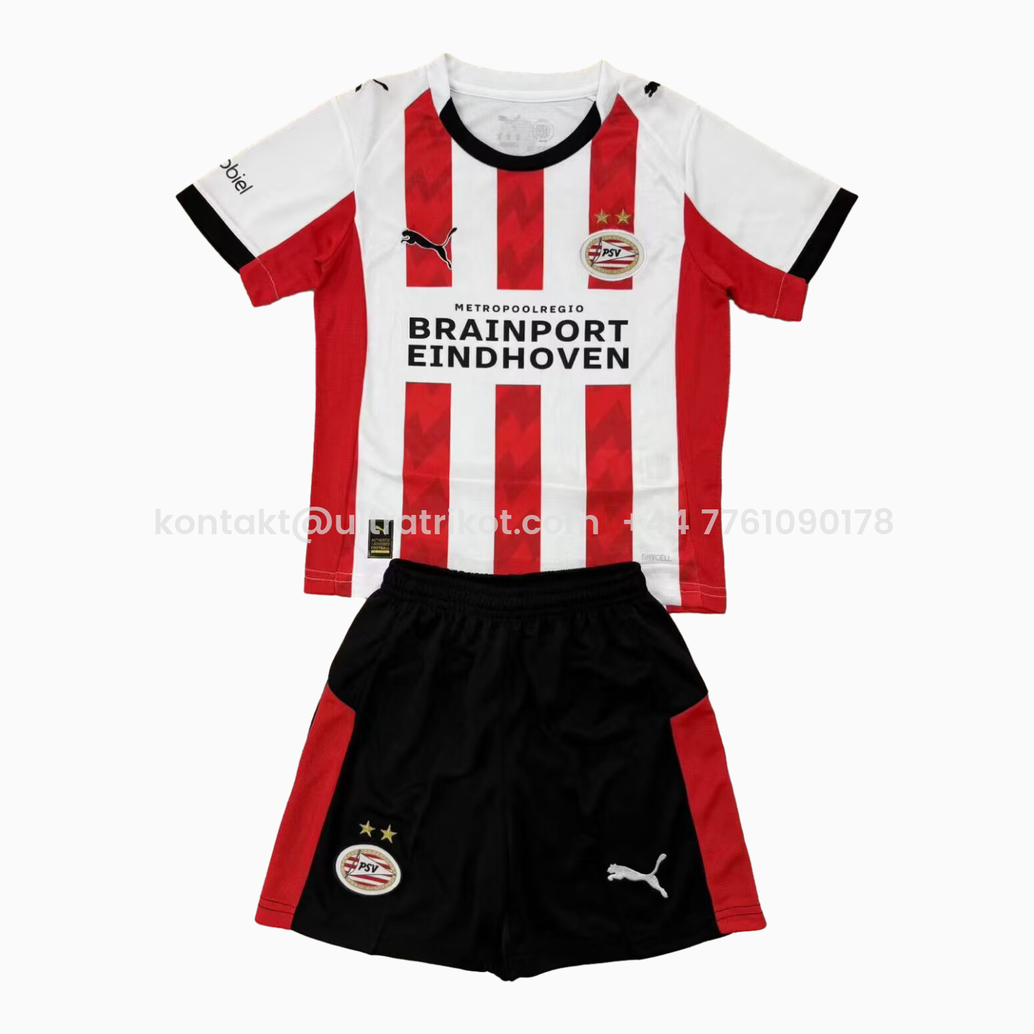 UltraTrikot-PSV Eindhoven 25-26 Home Men's Adult Jersey Set - Fans Version
