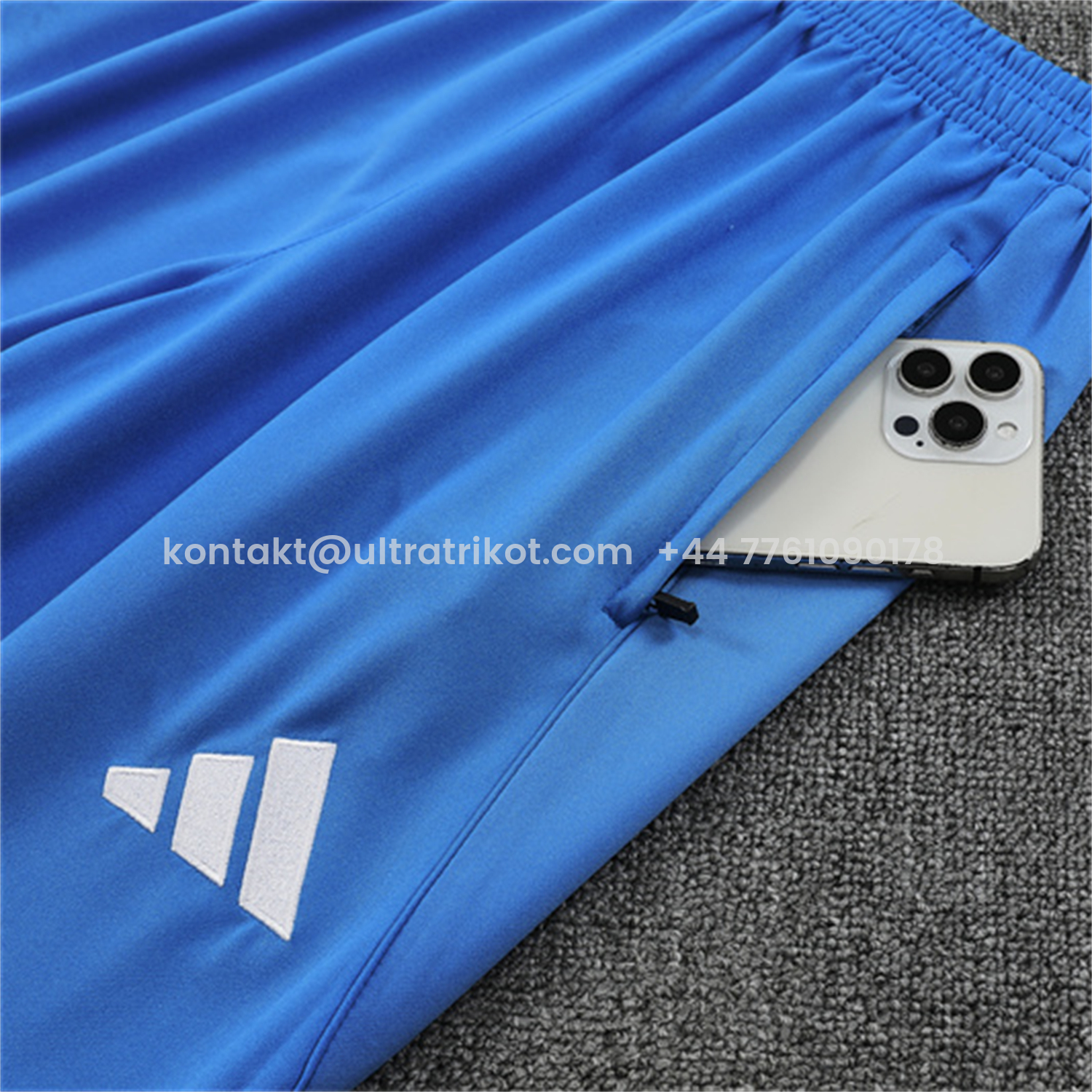 UltraTrikot-Real Madrid 25-26 Kids Long Sleeve Training Set - Bright Blue Top & Pants