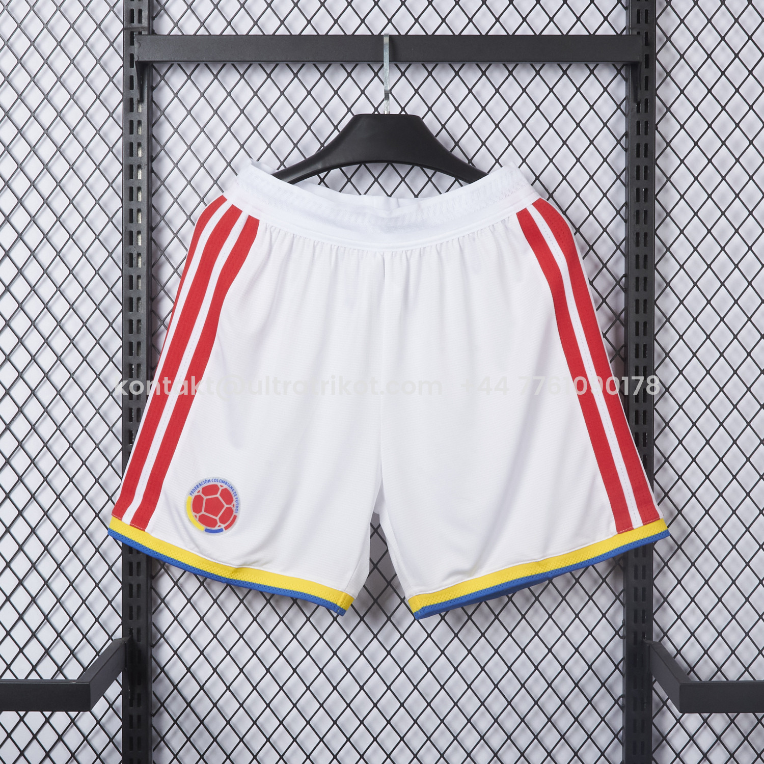 UltraTrikot-Colombia 2026 White Shorts - Player Version