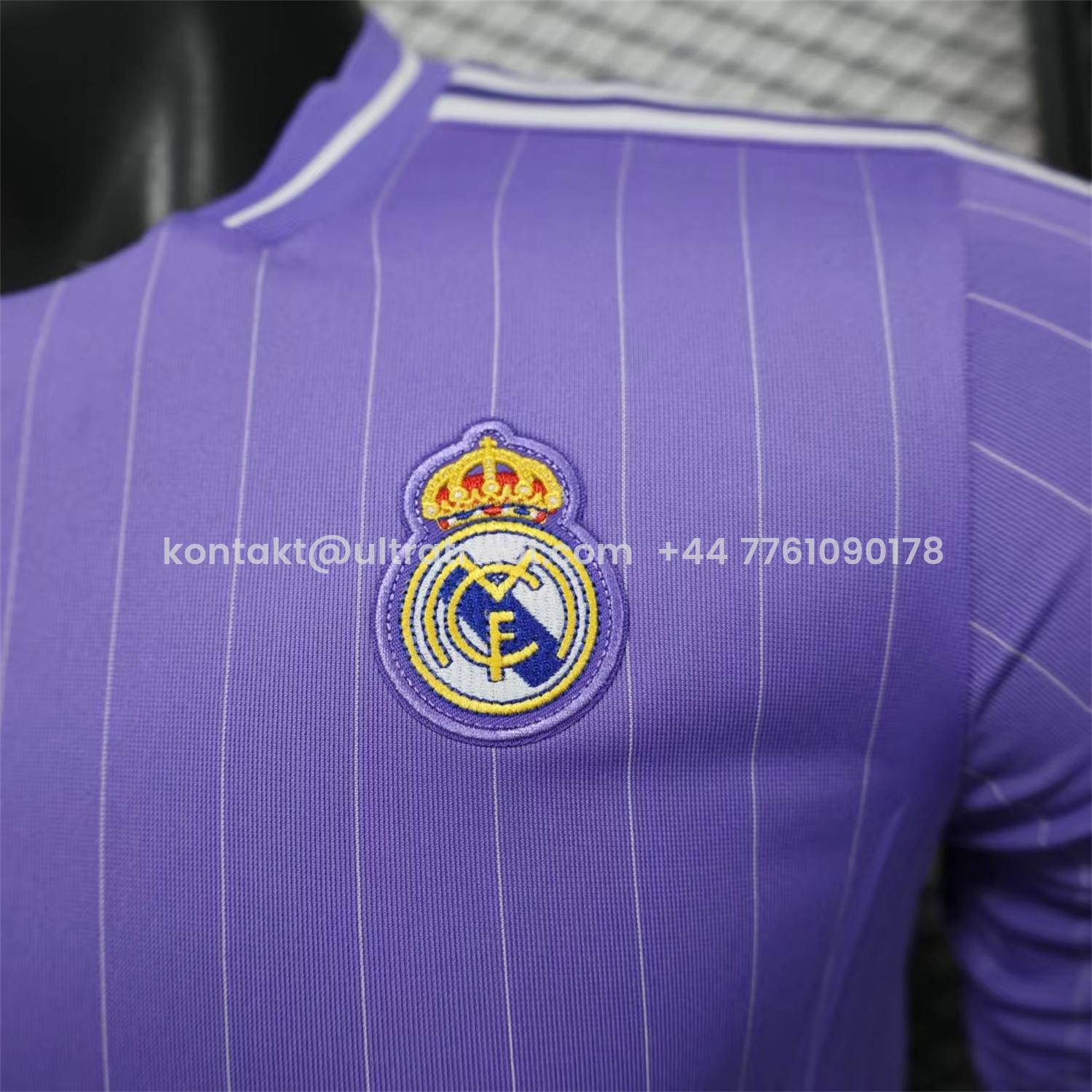 UltraTrikot-Real Madrid 25-26 Icon Range Trefoil Light Purple Travel Jersey - Player Version