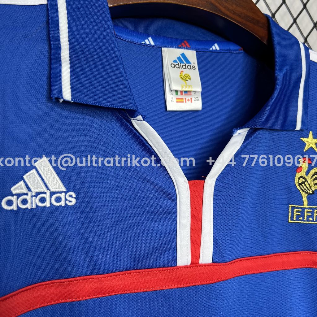 UltraTrikot-Retro France 2000 Home Stadium Jersey