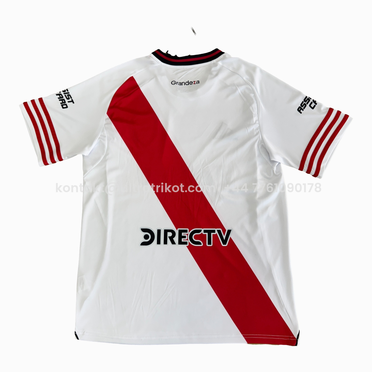 UltraTrikot-River Plate 25-26 Home Jersey With Chest Sponsor - Fans Version