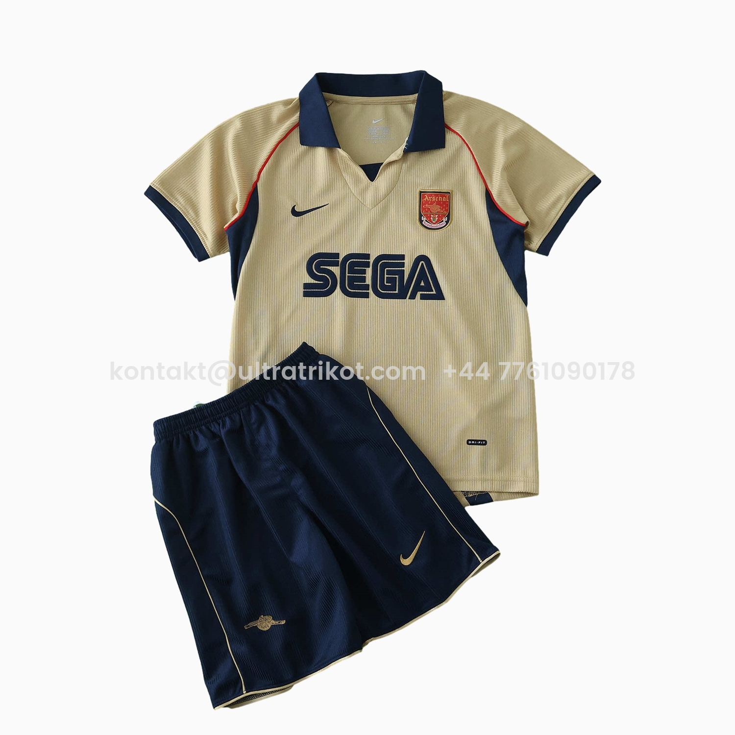 UltraTrikot-Retro Arsenal 2001-02 Away Kids Kit