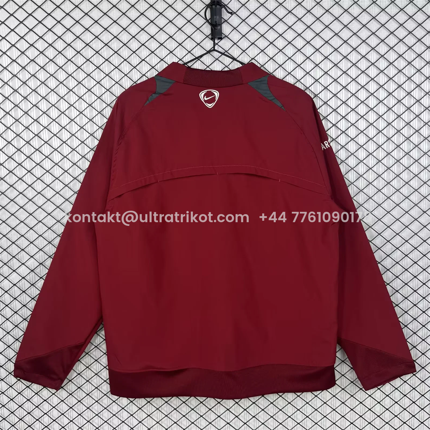 UltraTrikot-Retro Arsenal 2005-06 Home Windbreaker Jacket - Red