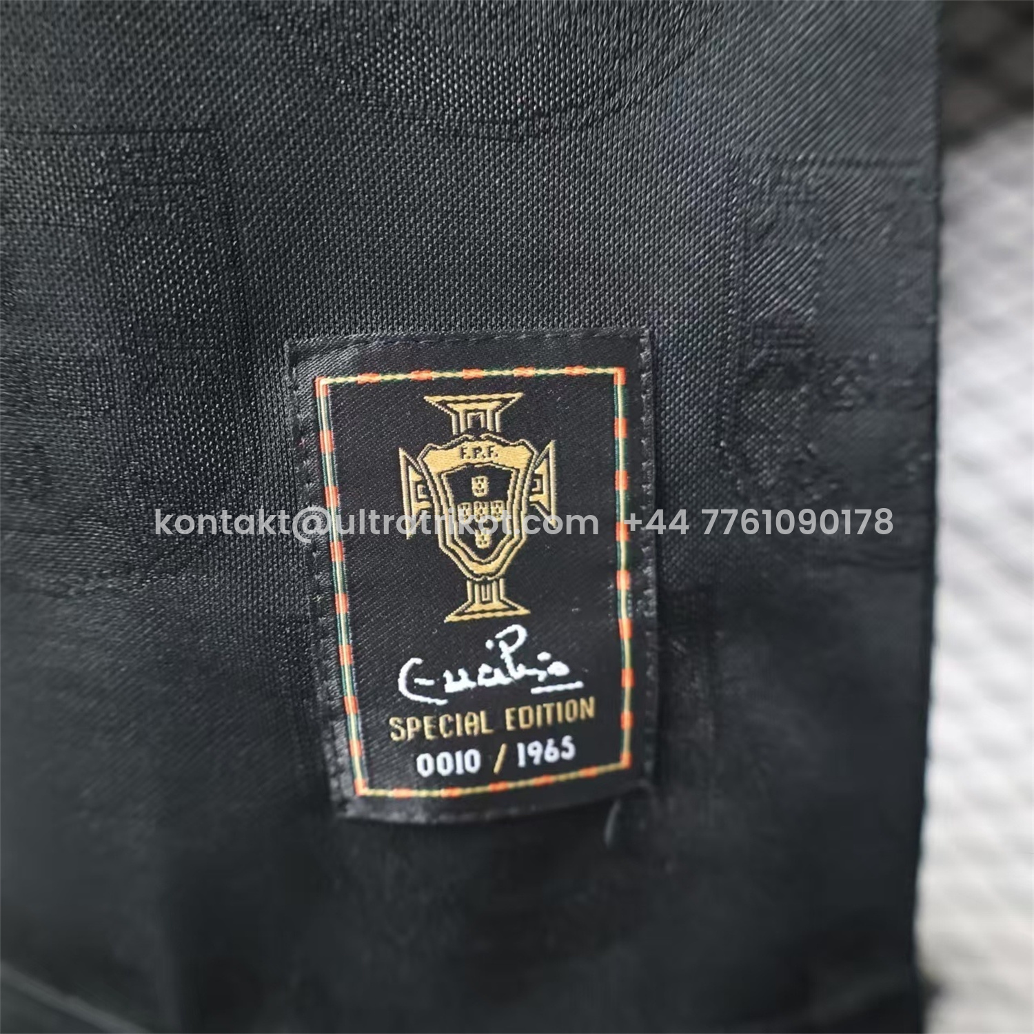 UltraTrikot-Portugal 2026 Away Black Long Sleeves Jersey - Player Version