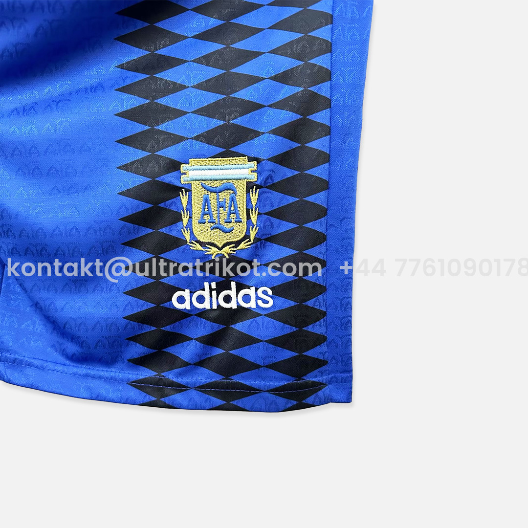 UltraTrikot-Retro Argentina 1994 Away Stadium Shorts