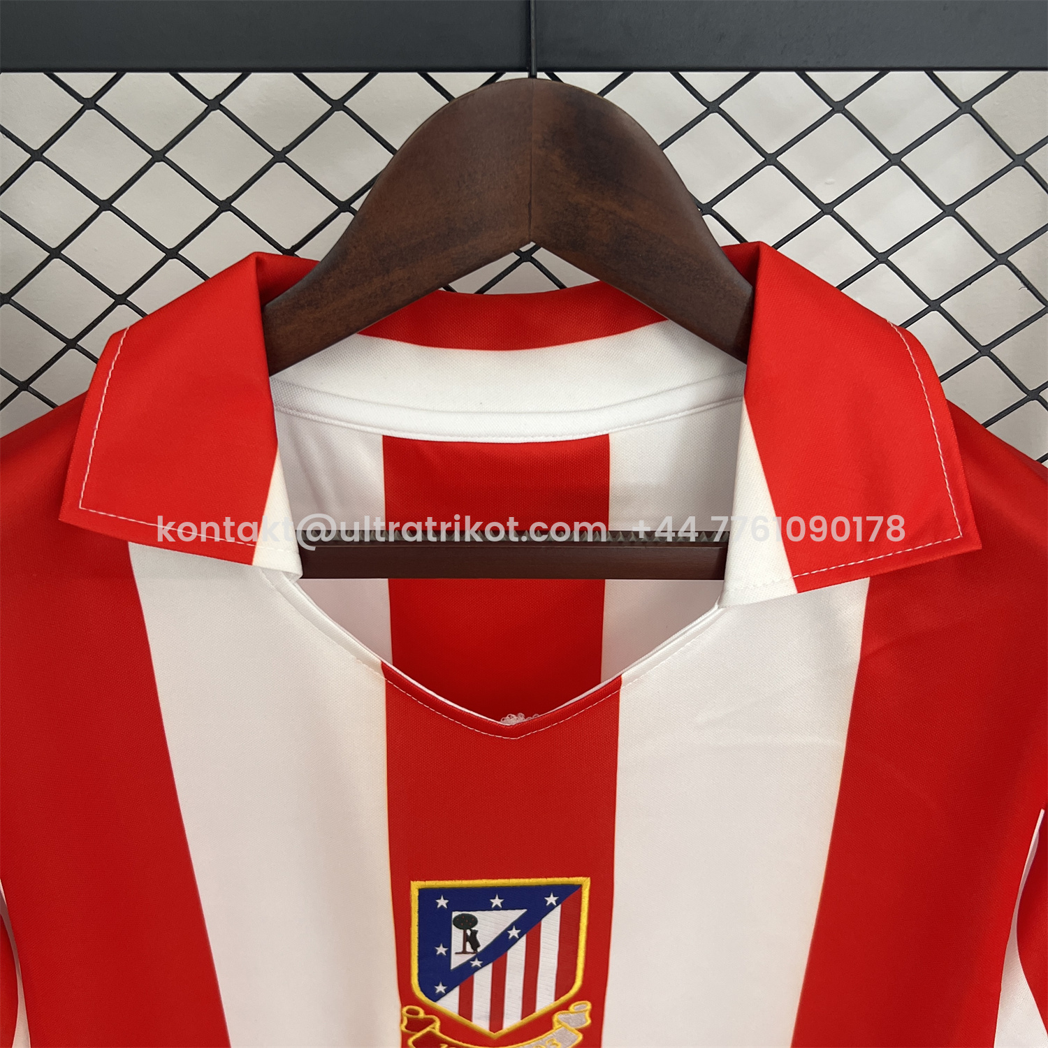 UltraTrikot-Retro Atletico Madrid 2003-04 Home Centenary Special Jersey