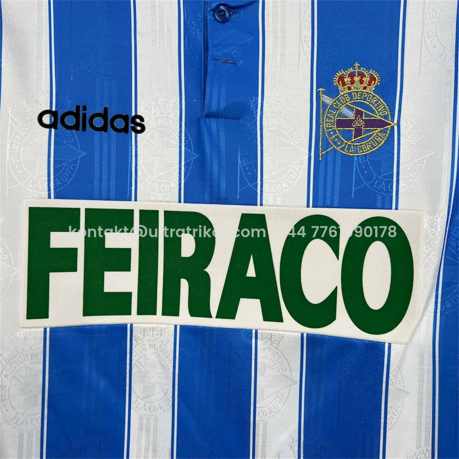UltraTrikot-Retro Deportivo de La Coruña 1997-98 Home Jersey