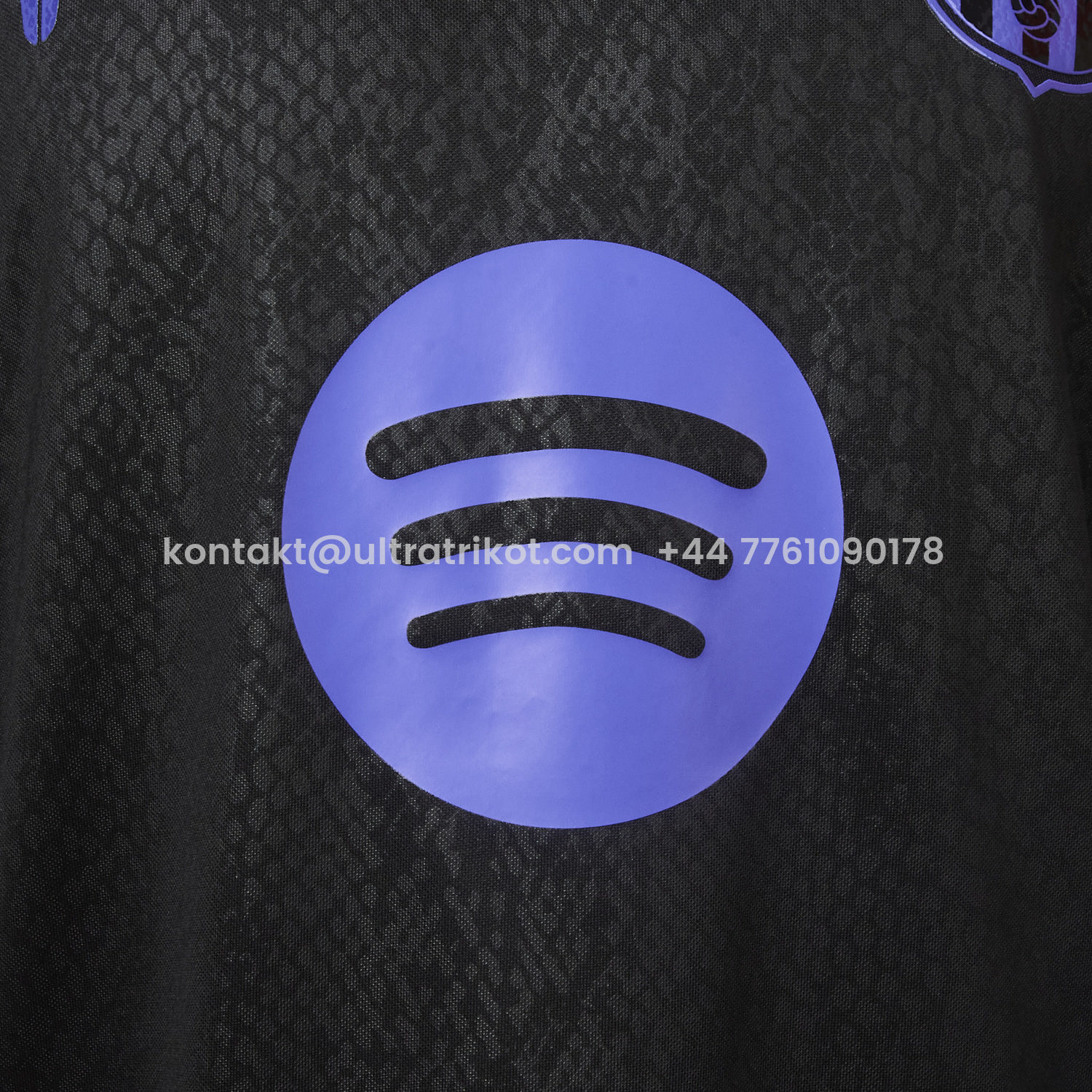 UltraTrikot-Barcelona X KB 25-26 Black And Purple Special Jersey - Player Version