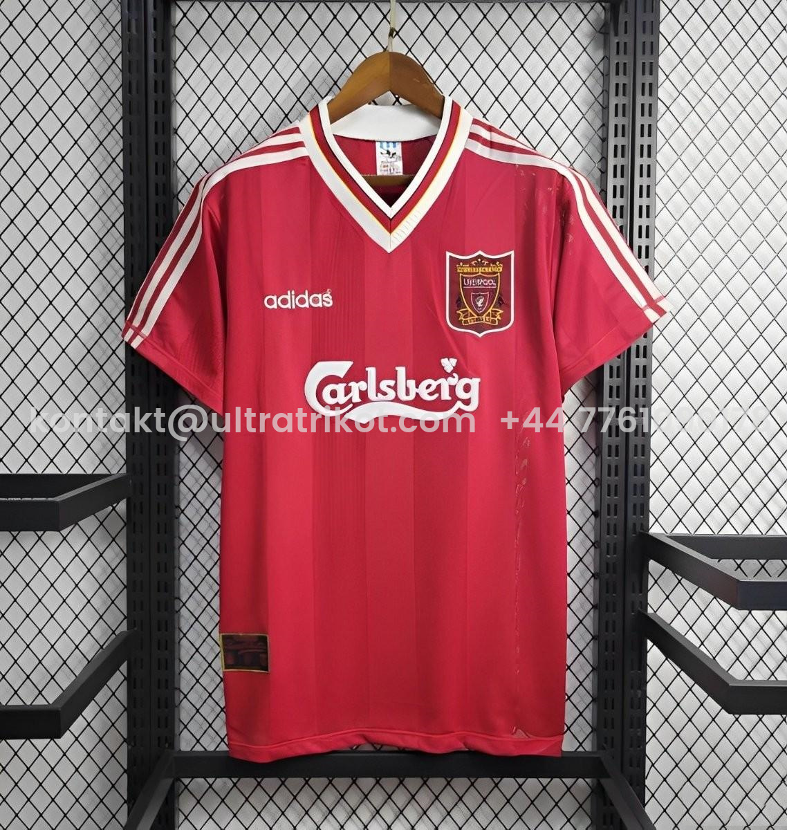 UltraTrikot-Retro Liver.pool 1995-96 Home Stadium Jersey