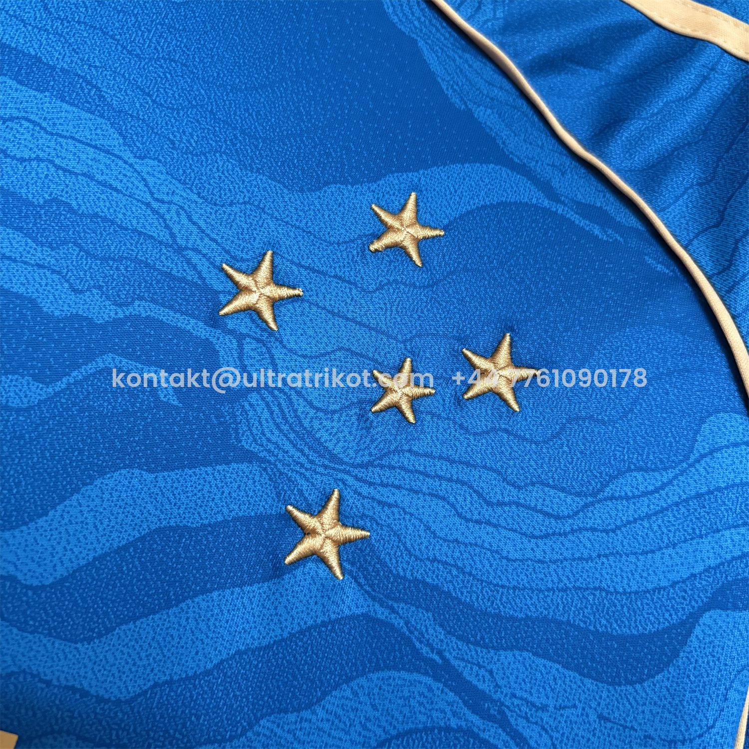 UltraTrikot-Cruzeiro 25-26 Third Lake Blue Jersey - Fans Version