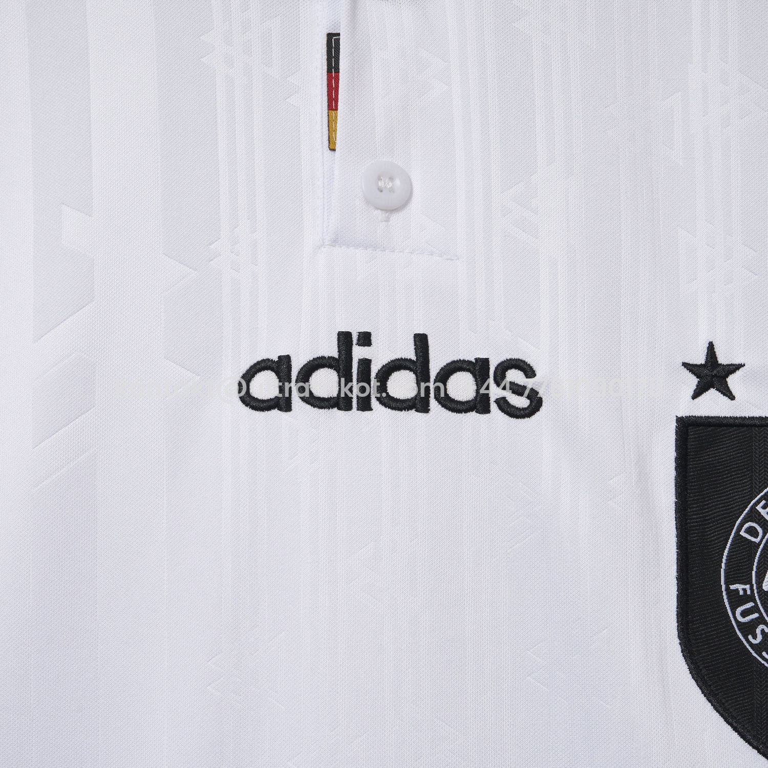 UltraTrikot-Retro Germany 1996 Home Long Sleeves Jersey