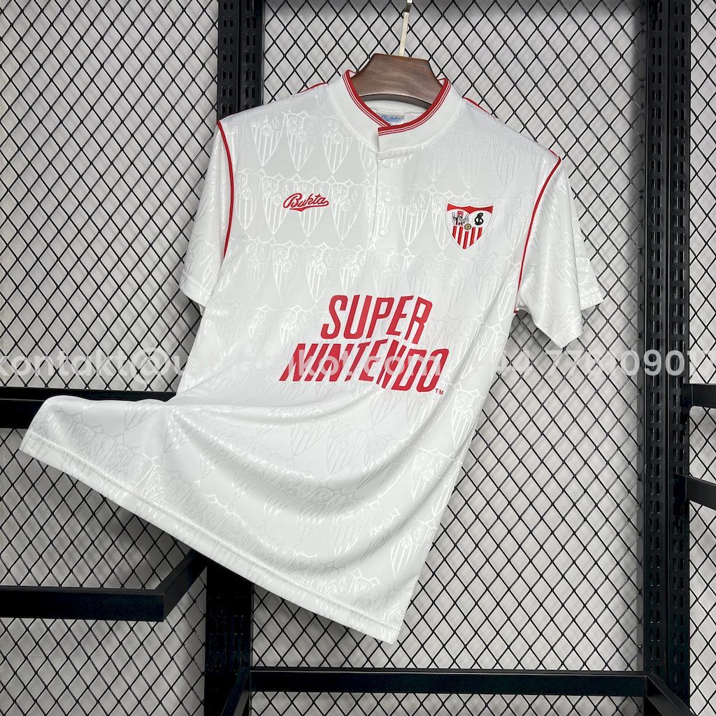 UltraTrikot-Retro Sevilla 1991-92 Home Jersey