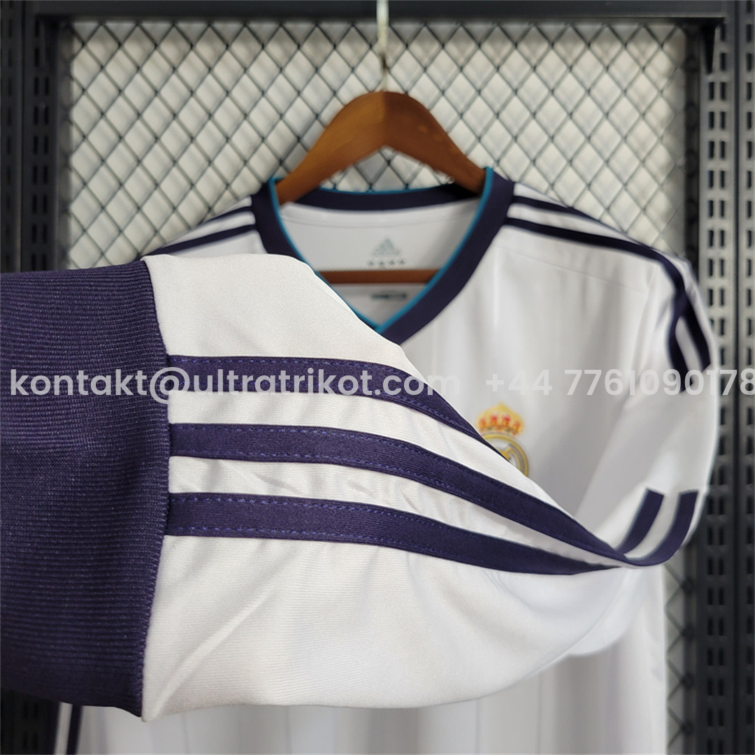UltraTrikot-Retro Real Madrid 12-13 Home Long Sleeve Jersey