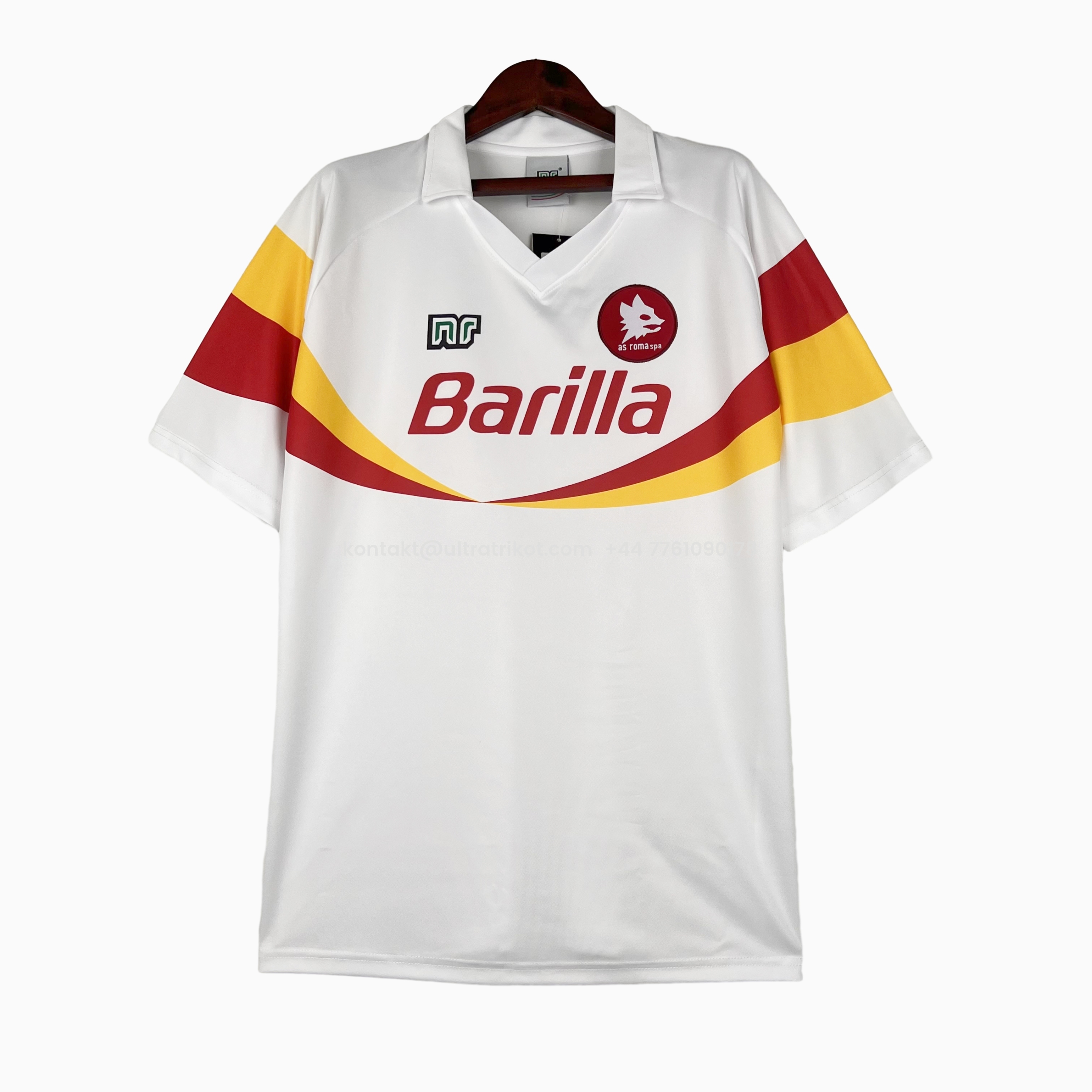 UltraTrikot-Retro Roma 1990-91 Away Stadium Jersey