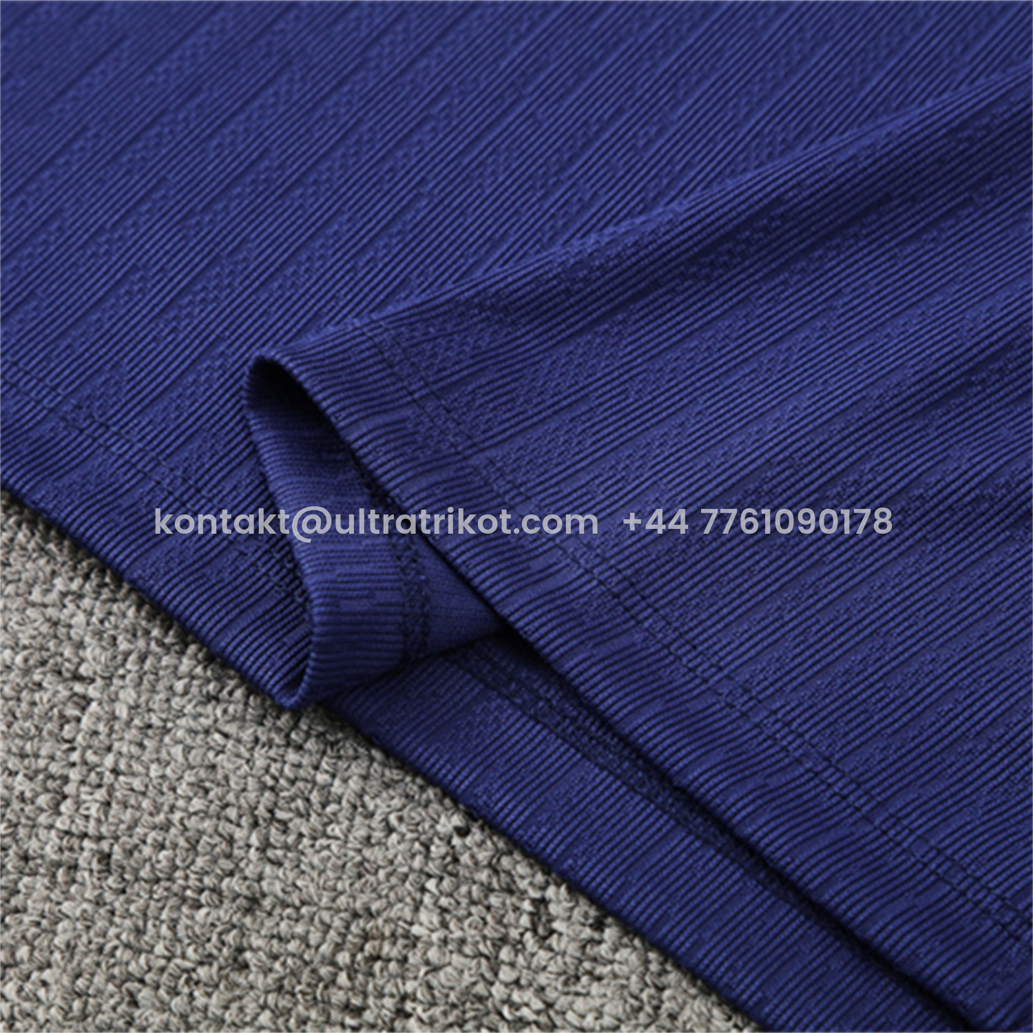 UltraTrikot-Barcelona 25-26 Long Sleeve Training Set - Royal Blue Top Orange Sponsor & Royal Blue Pants