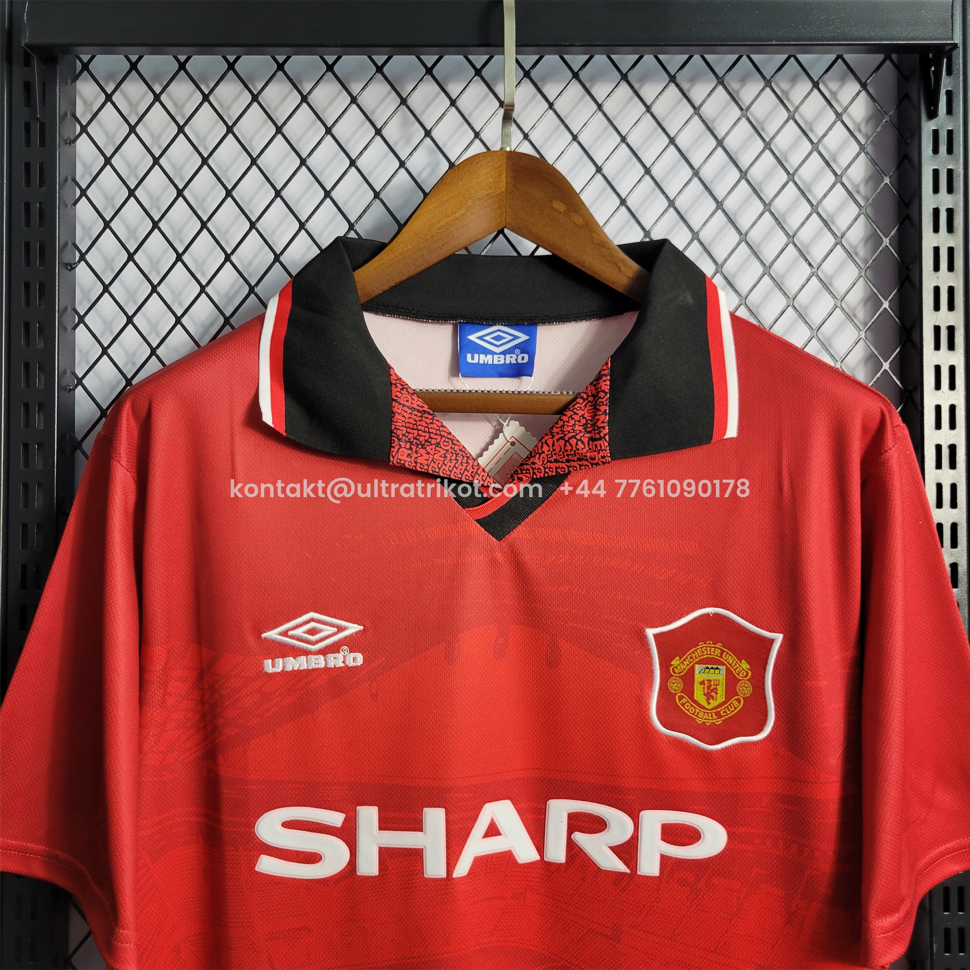 UltraTrikot-Retro Manchester United 94-96 Home Jersey