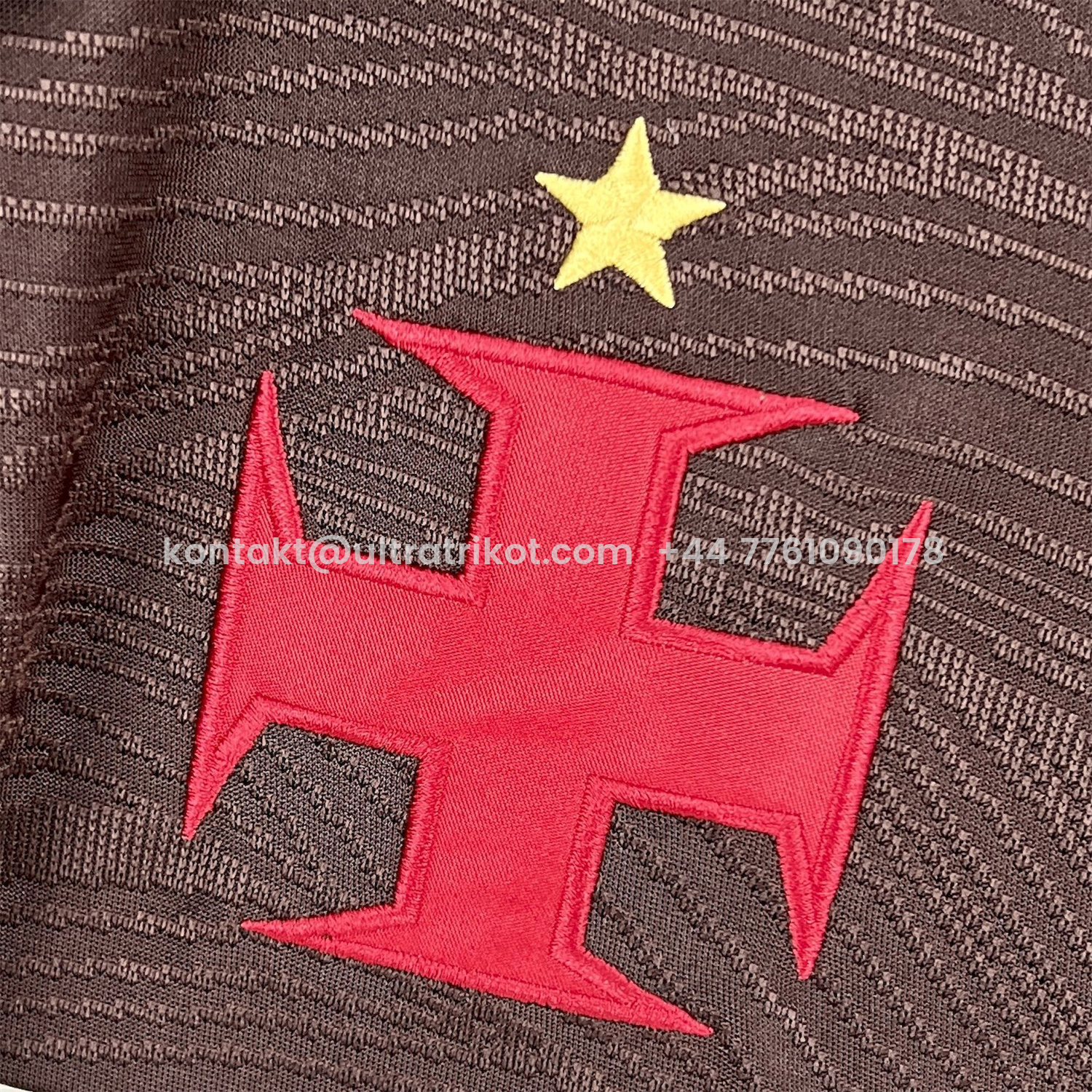 UltraTrikot-Vasco da Gama 25-26 Third Brown Jersey - Fans Version
