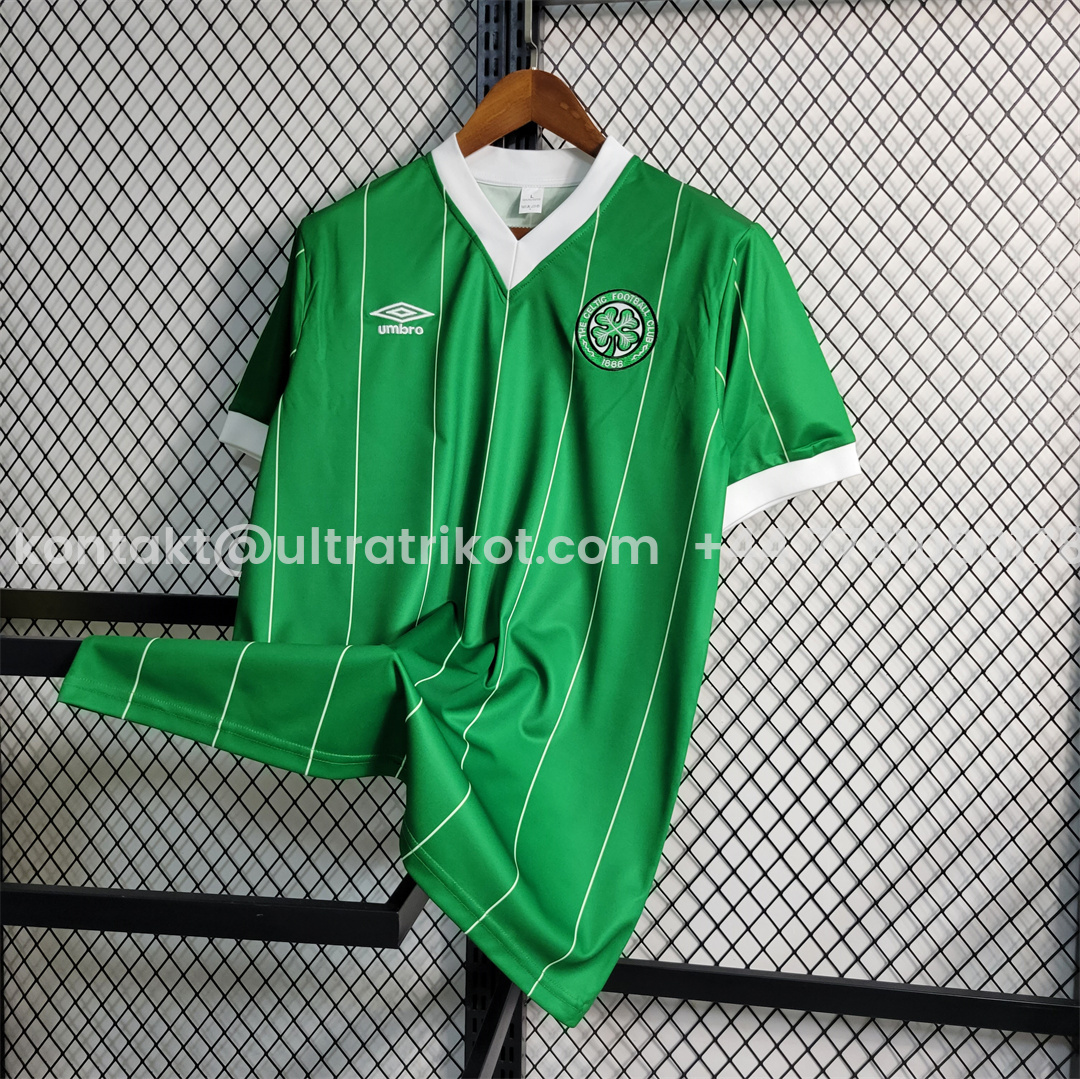 UltraTrikot-Retro Celtic 1984-86 Home Stadium Jersey