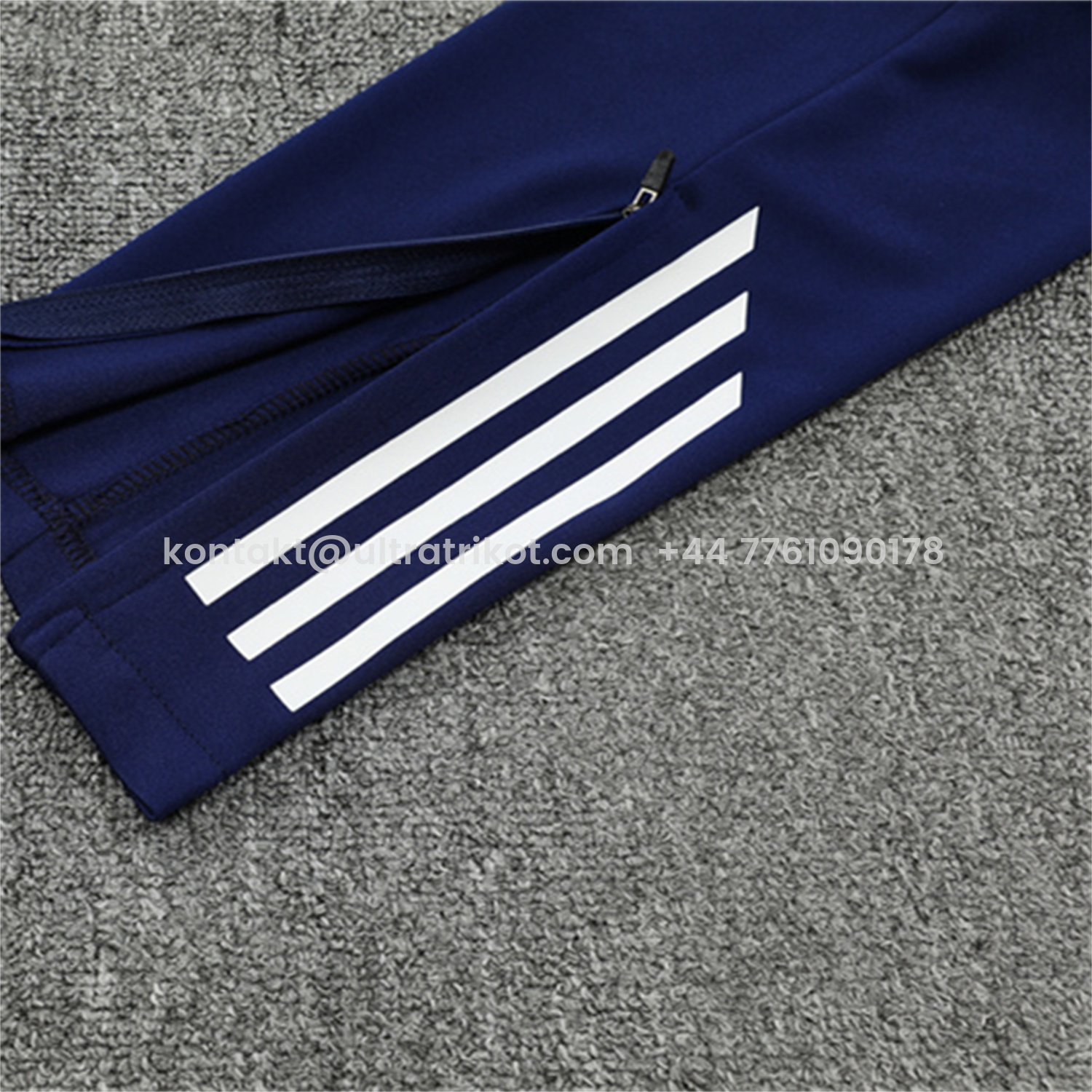 UltraTrikot-Real Madrid 25-26 Long Sleeve Training Set - Deep Blue Top & Pants