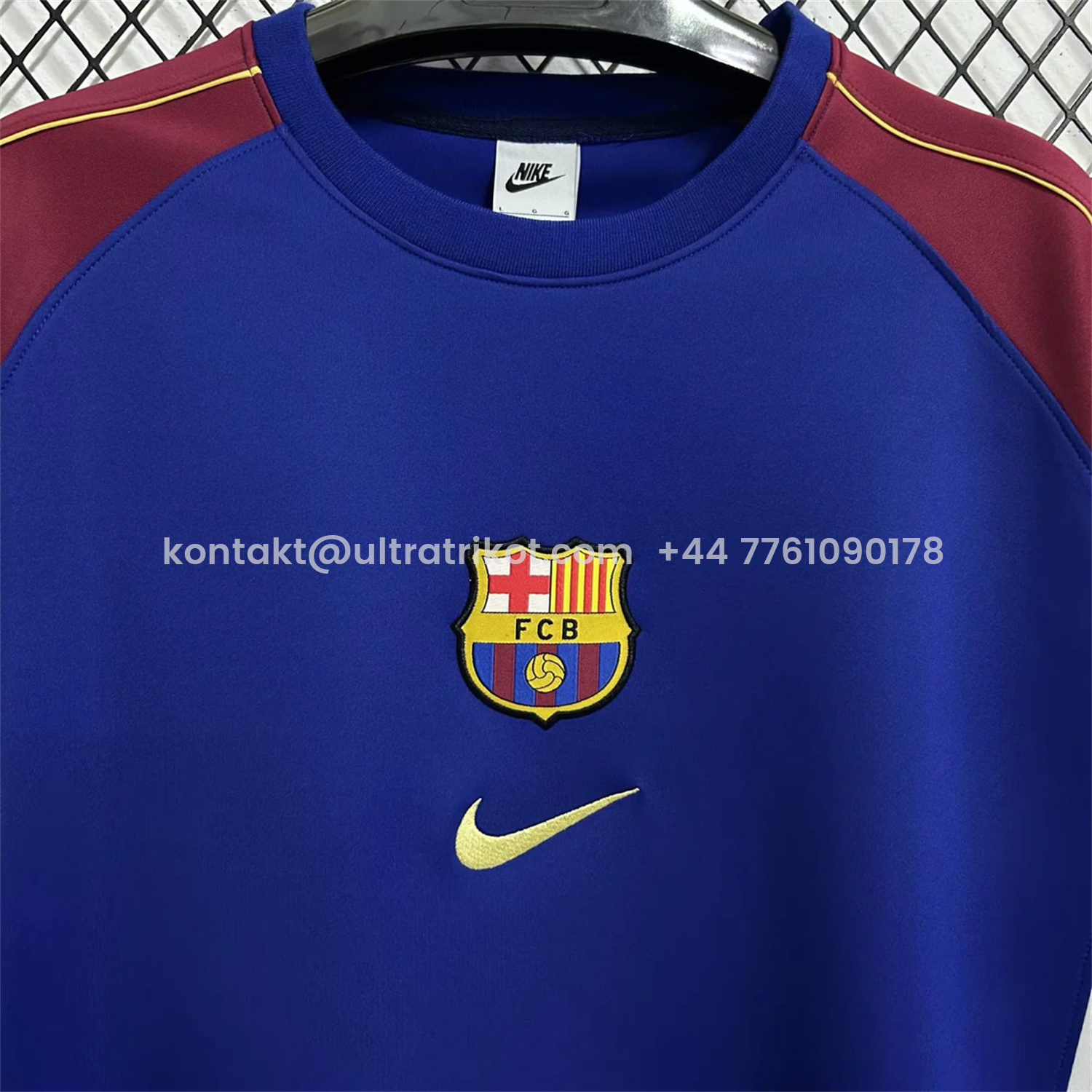 UltraTrikot-Barcelona 25-26 Blue And Red Unisex Pullover Hoodie